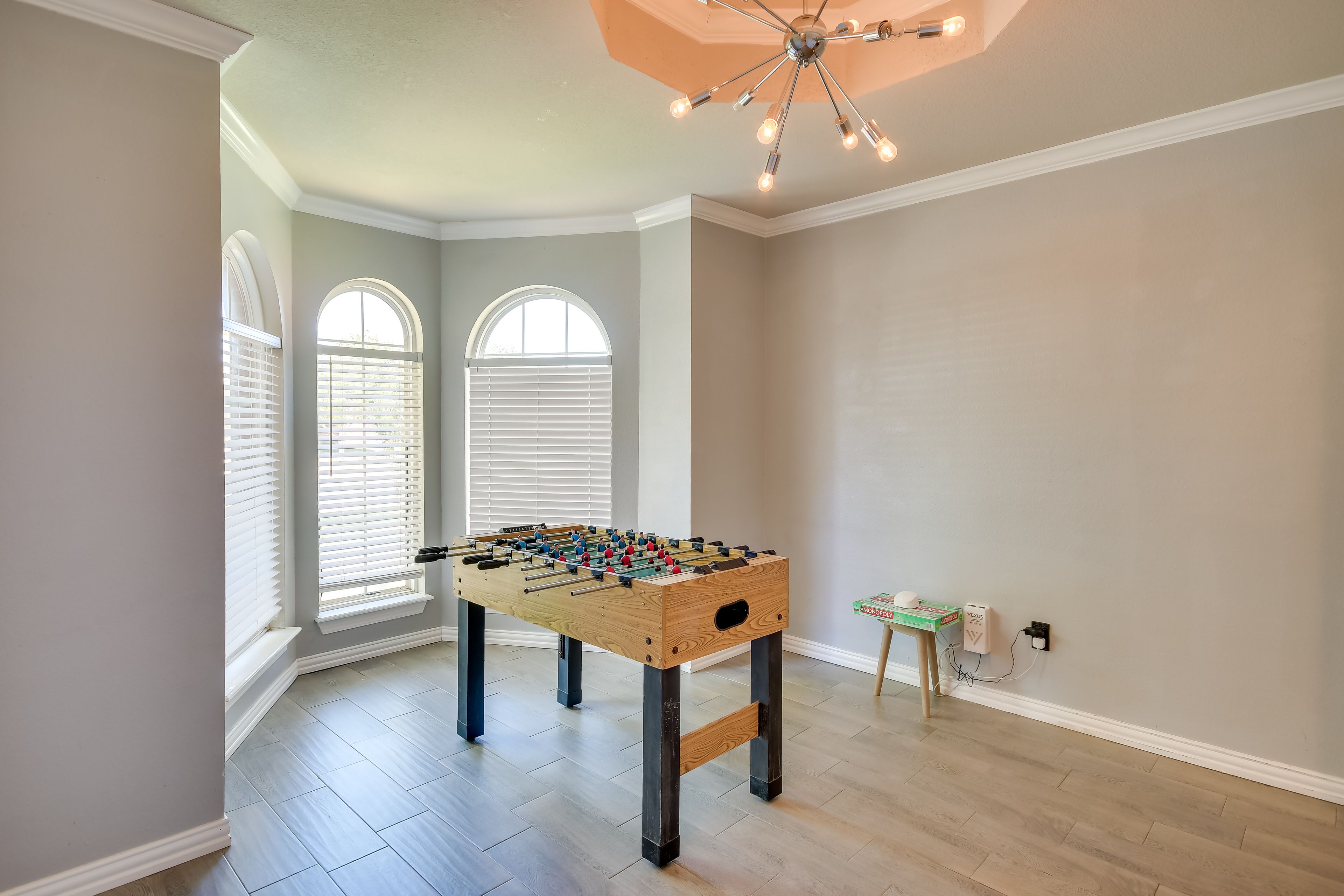 Game Room | Foosball Table | Central A/C & Heating
