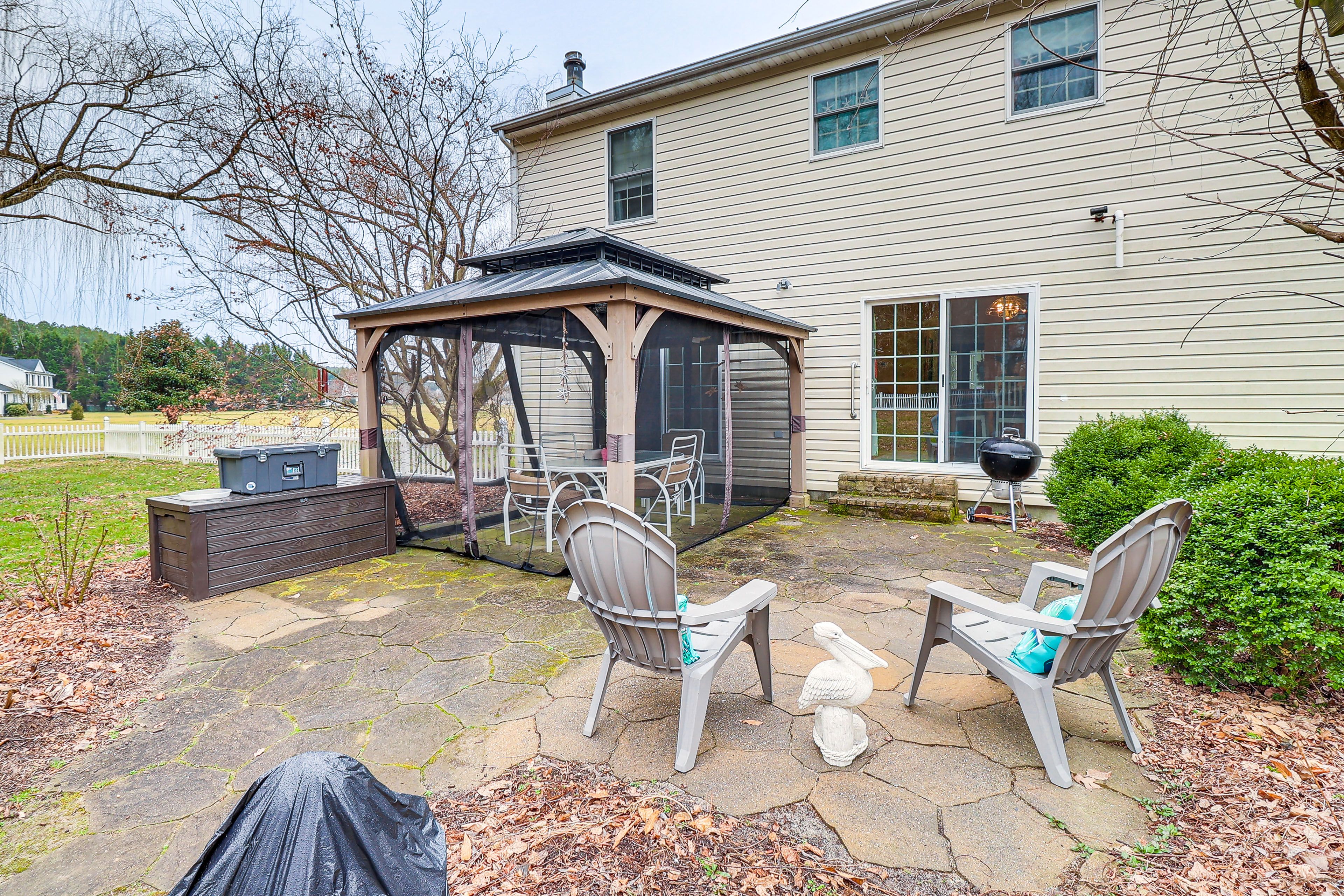 Patio | Gazebo | Outdoor Dining Area | Charcoal Grill