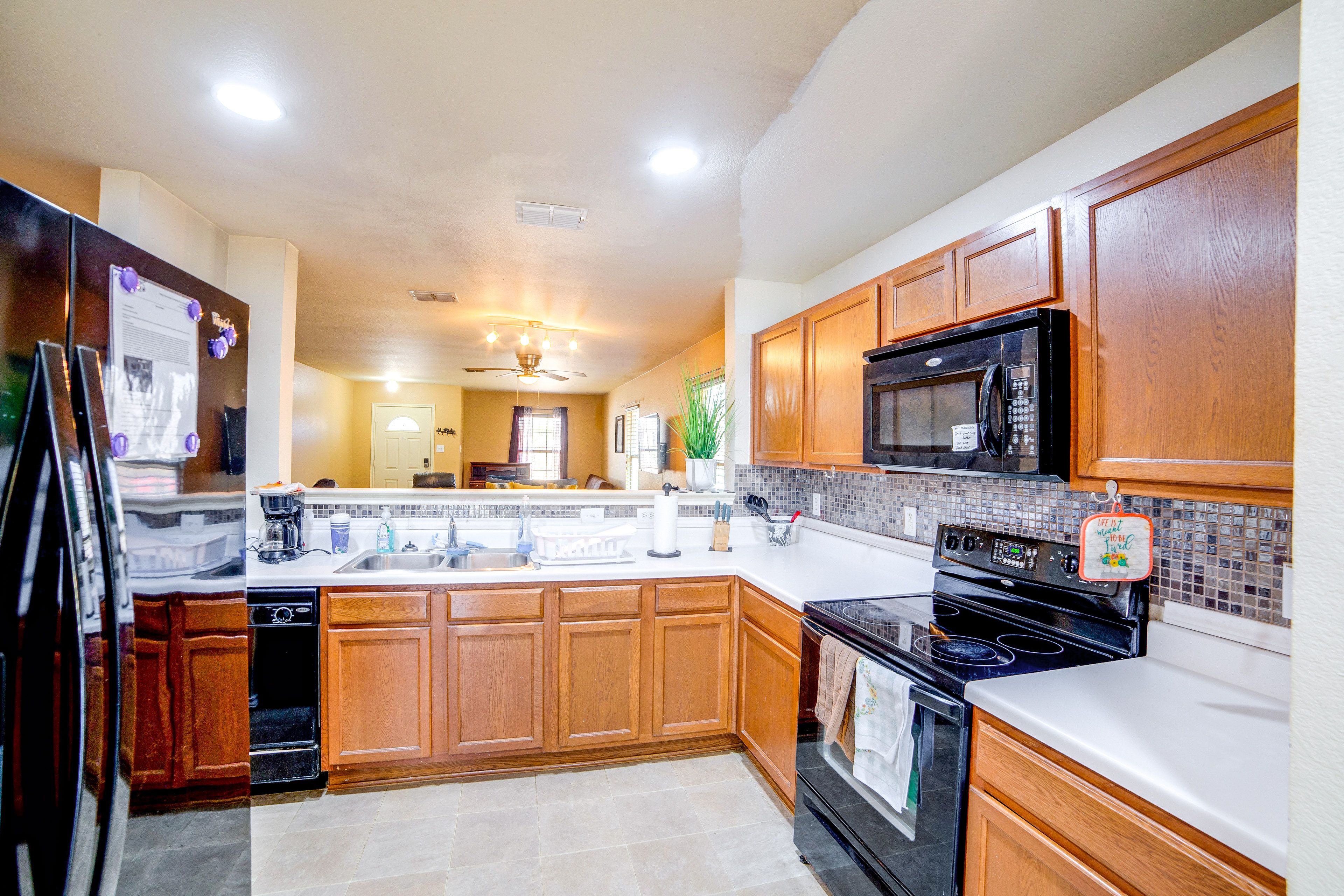 Kitchen | Coffee Maker | Cooking Utensils | Dining Area