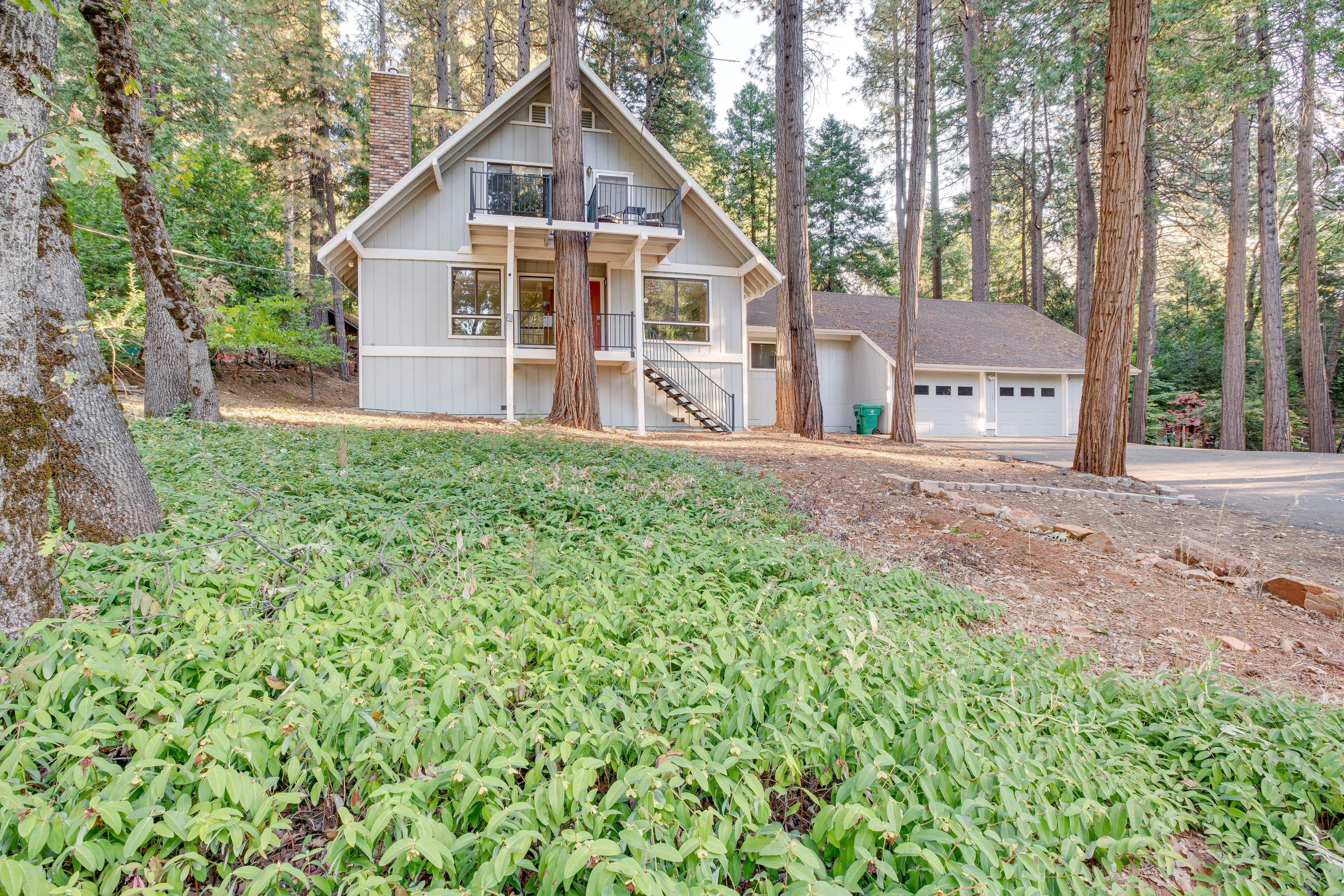 Cabin Exterior | Covered Patio | Gas Grill