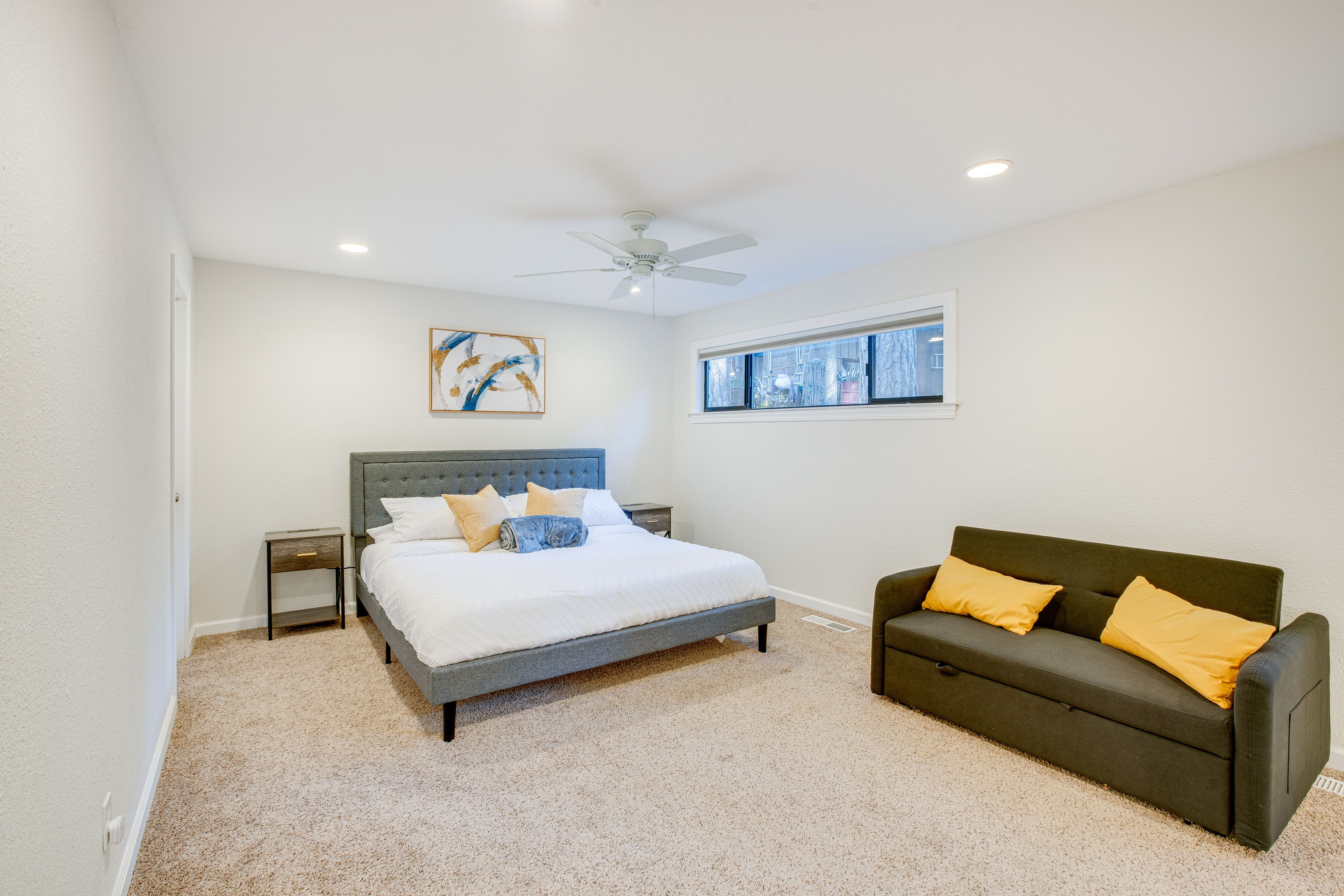 Bedroom 1 | King Bed | Sleeper Sofa | 1st Floor | En-Suite Bathroom