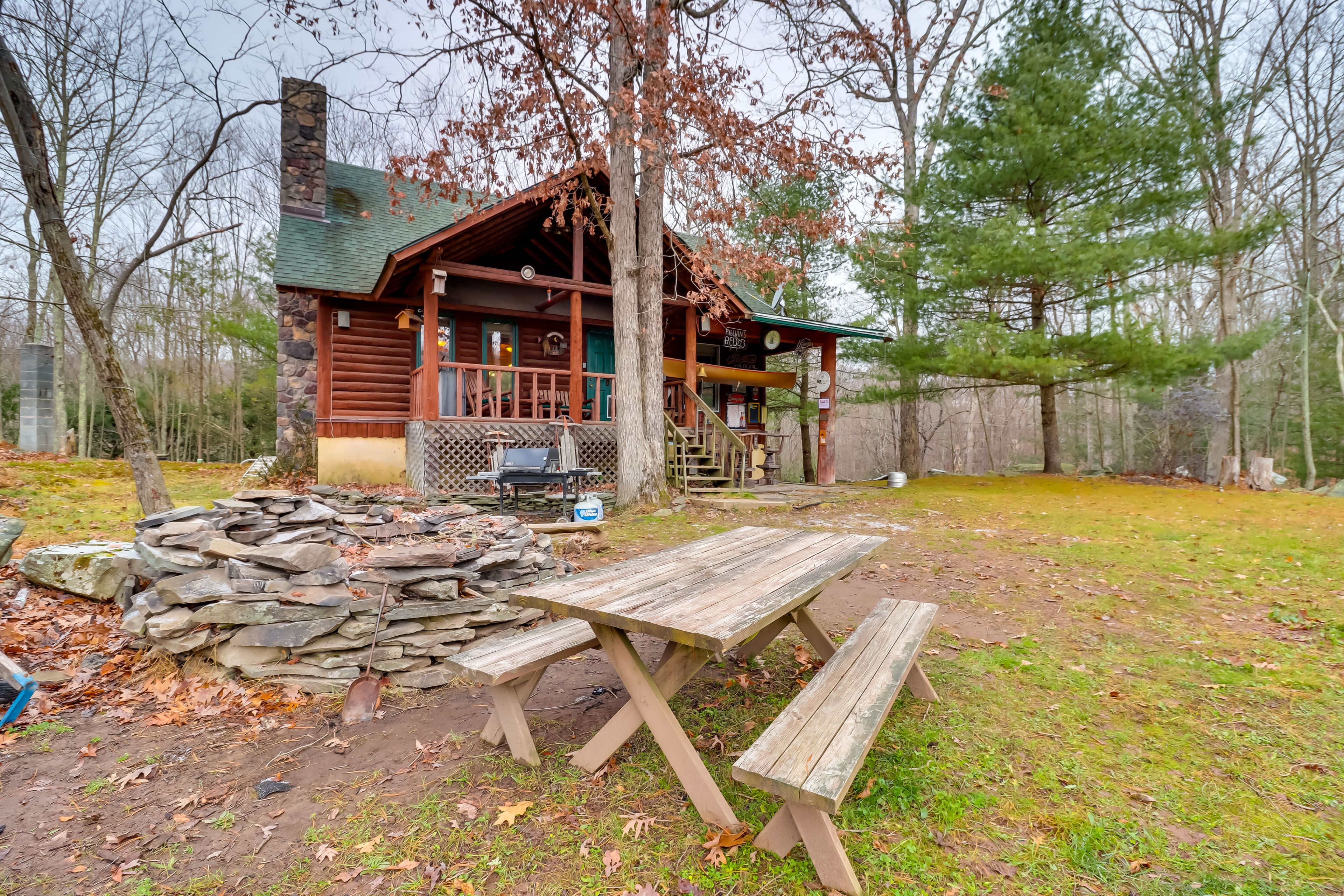 Cresco Vacation Rental | 3BR | 2BA | Stairs to Access | 1,600 Sq Ft