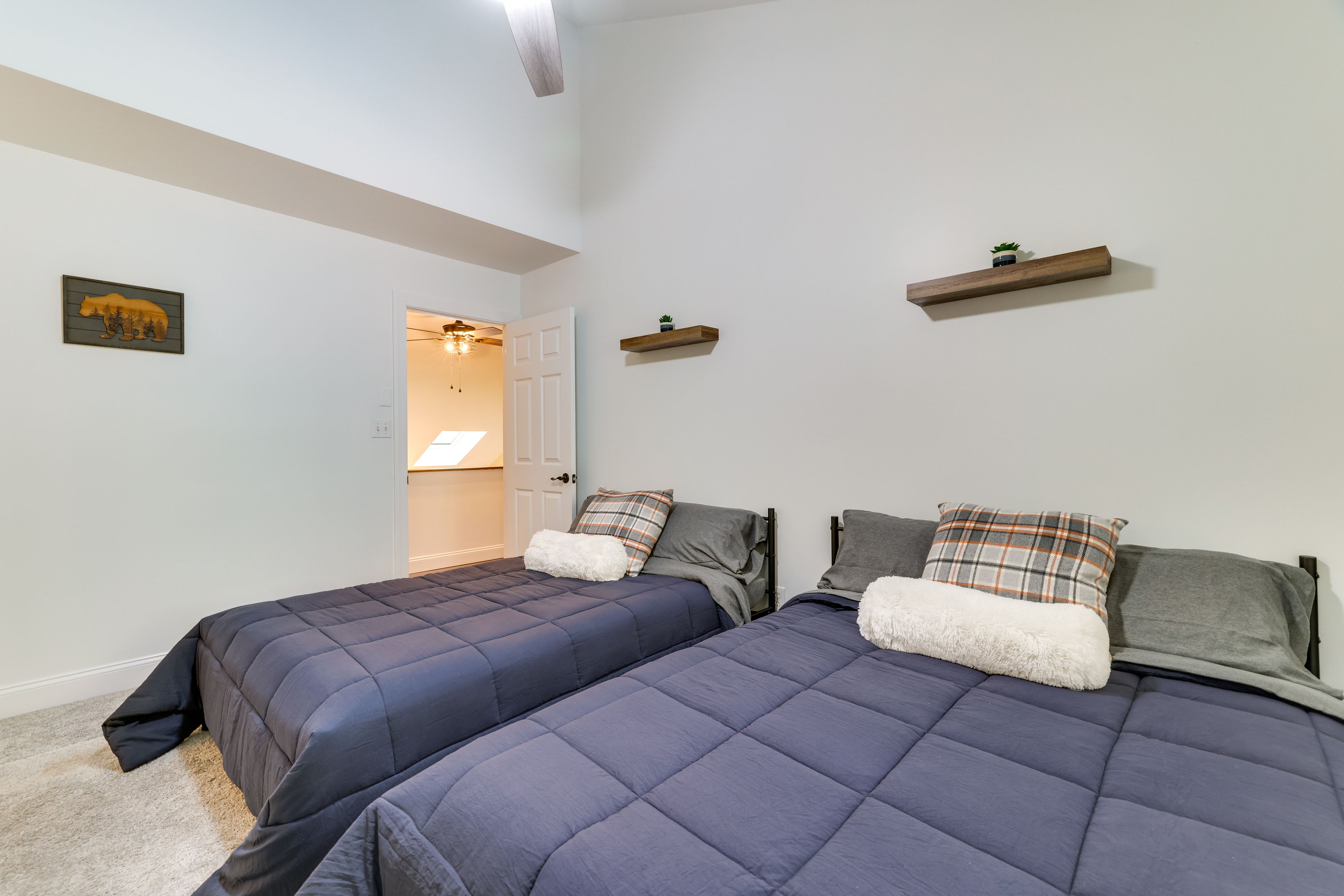 Bedroom 2 (Suite) | 2 Full Beds | Smart TV | 2nd Floor