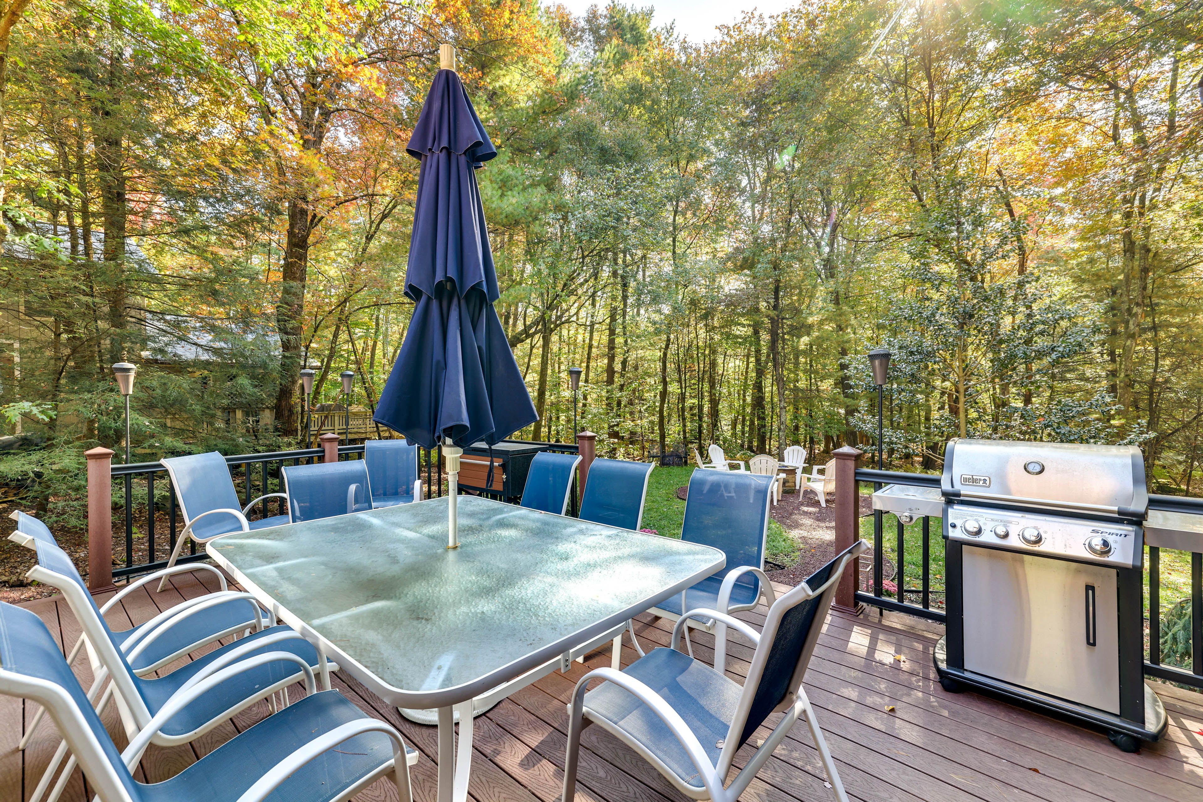 Pocono Pines Vacation Rental | 3BR | 3.5BA | 4 Steps to Enter | 1,802 Sq Ft