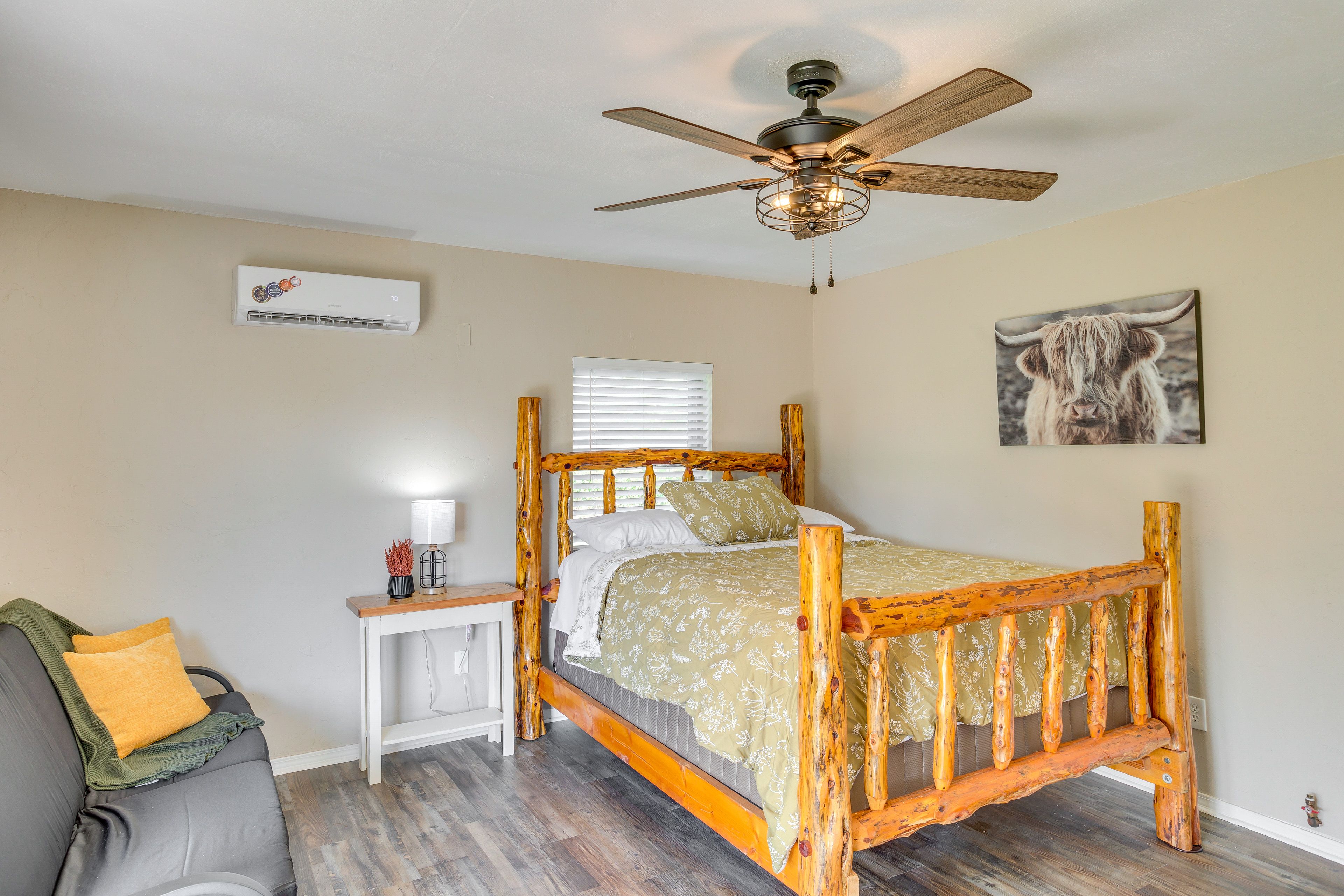 Bedroom 1 | Queen Bed | Futon | Linens Provided | Patio Access