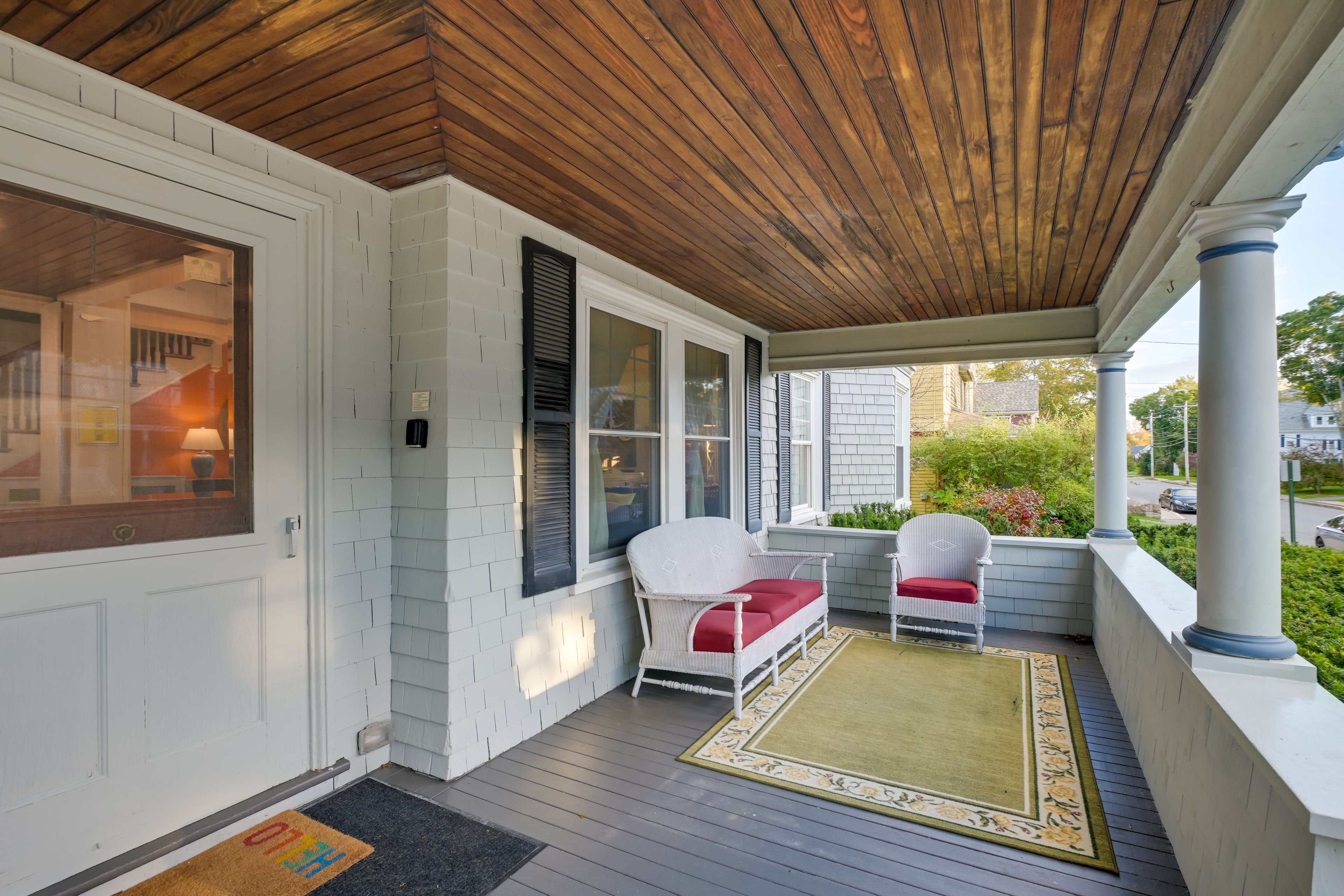 Covered Porch | Front Entry | 1 Exterior Security Camera (Facing Out)