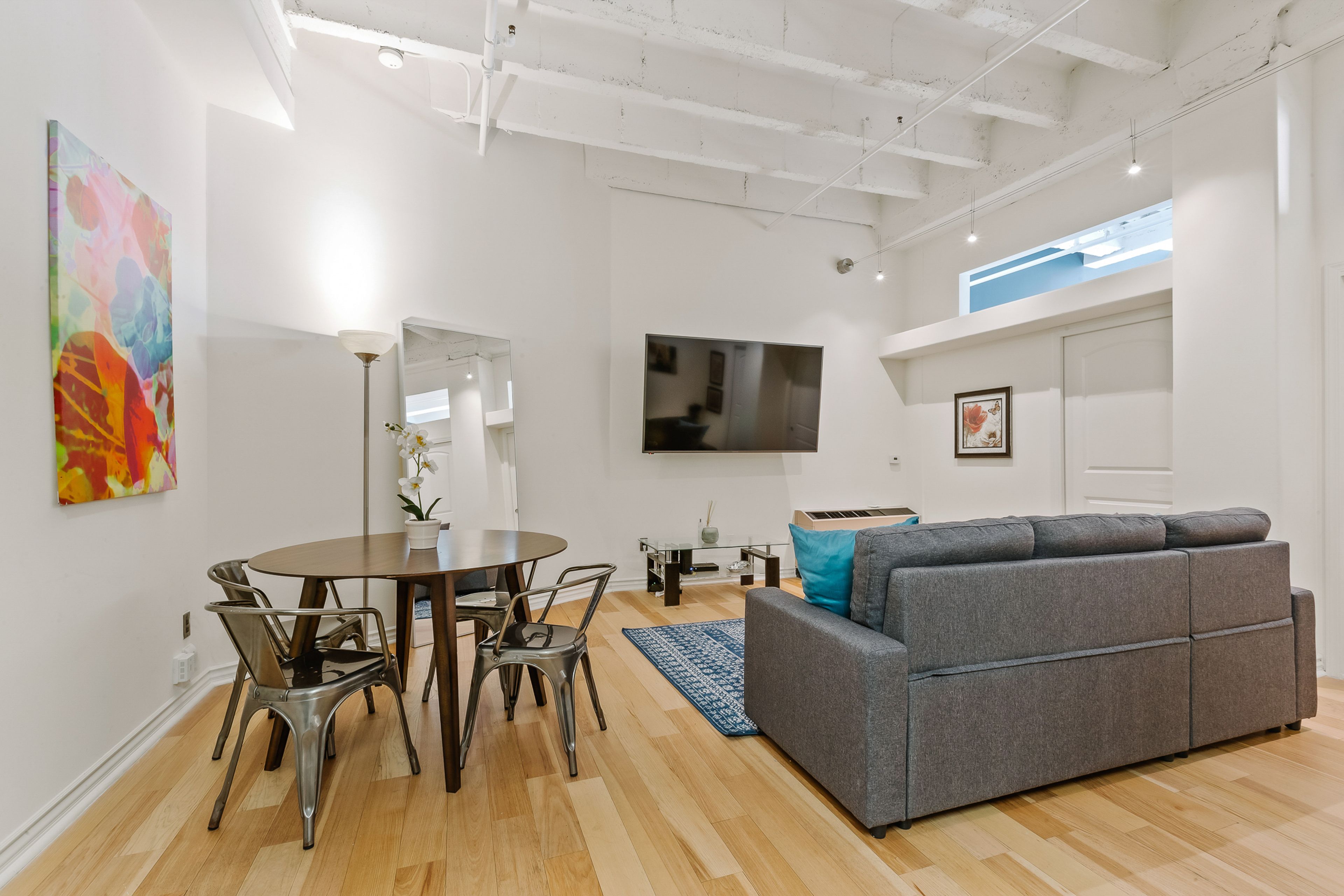 Living Room & Dining Area