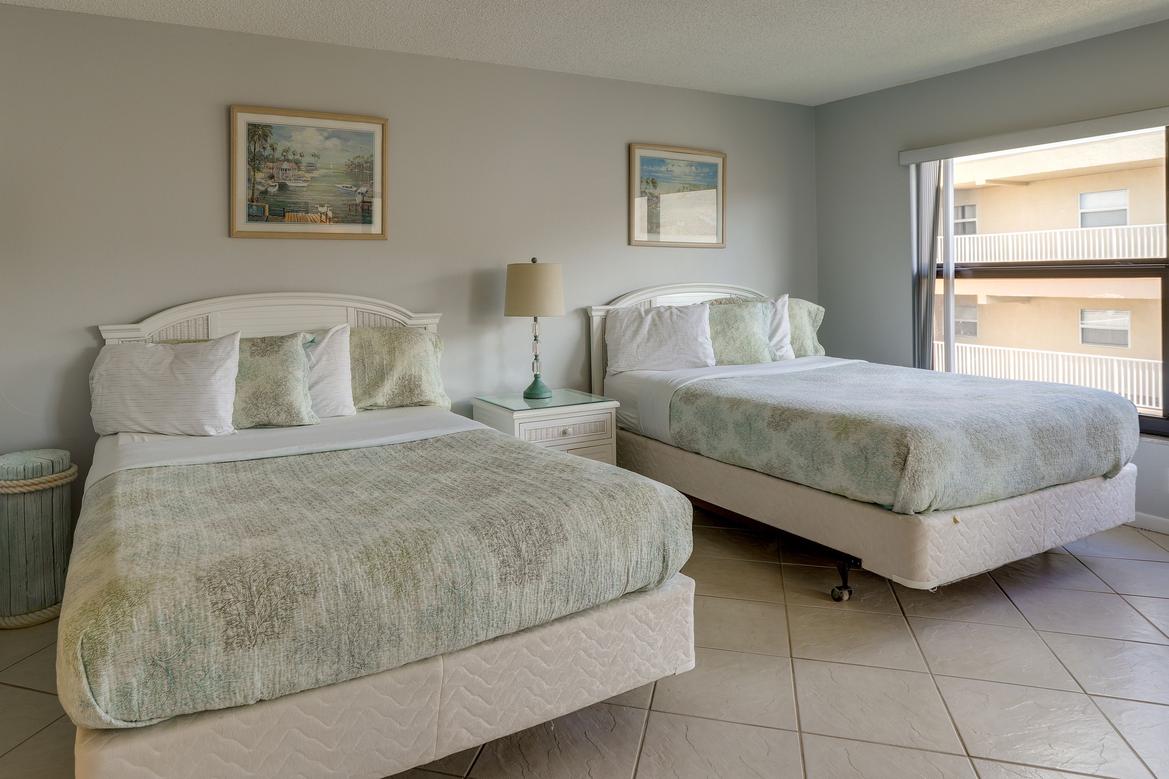 Bedroom Suite | 2 Queen Beds | Access to Balcony | Smart TV