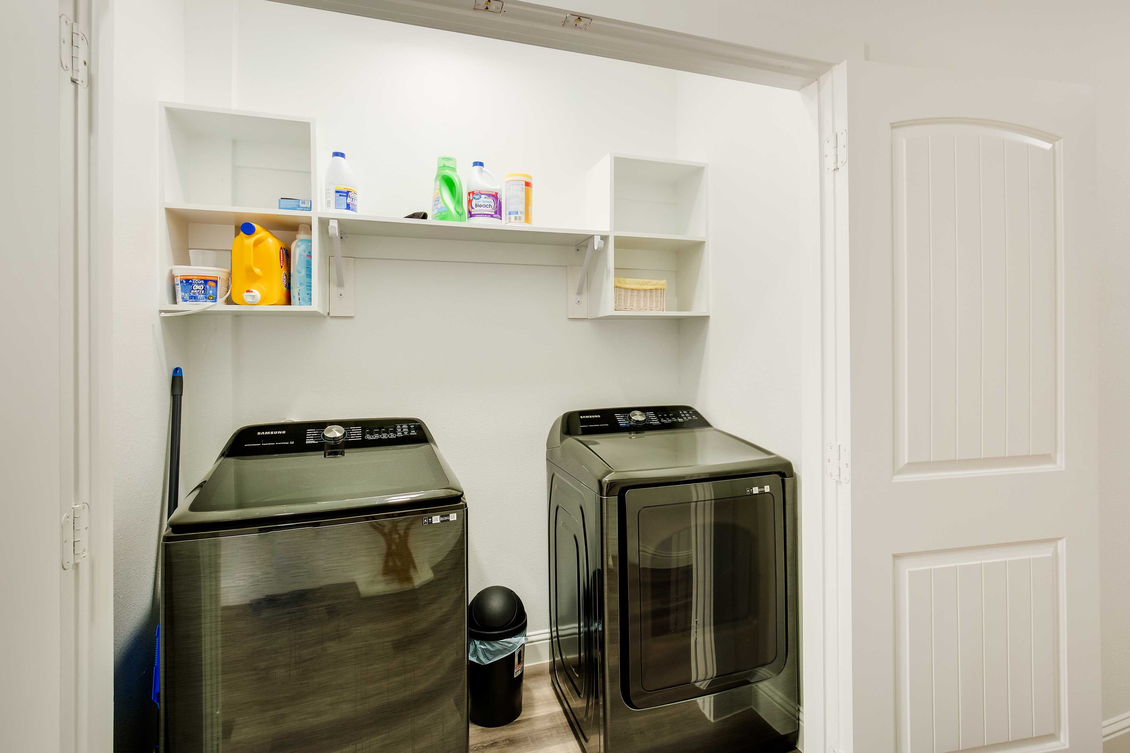 Laundry Area | Washer/Dryer | Laundry Detergent | Iron/Board