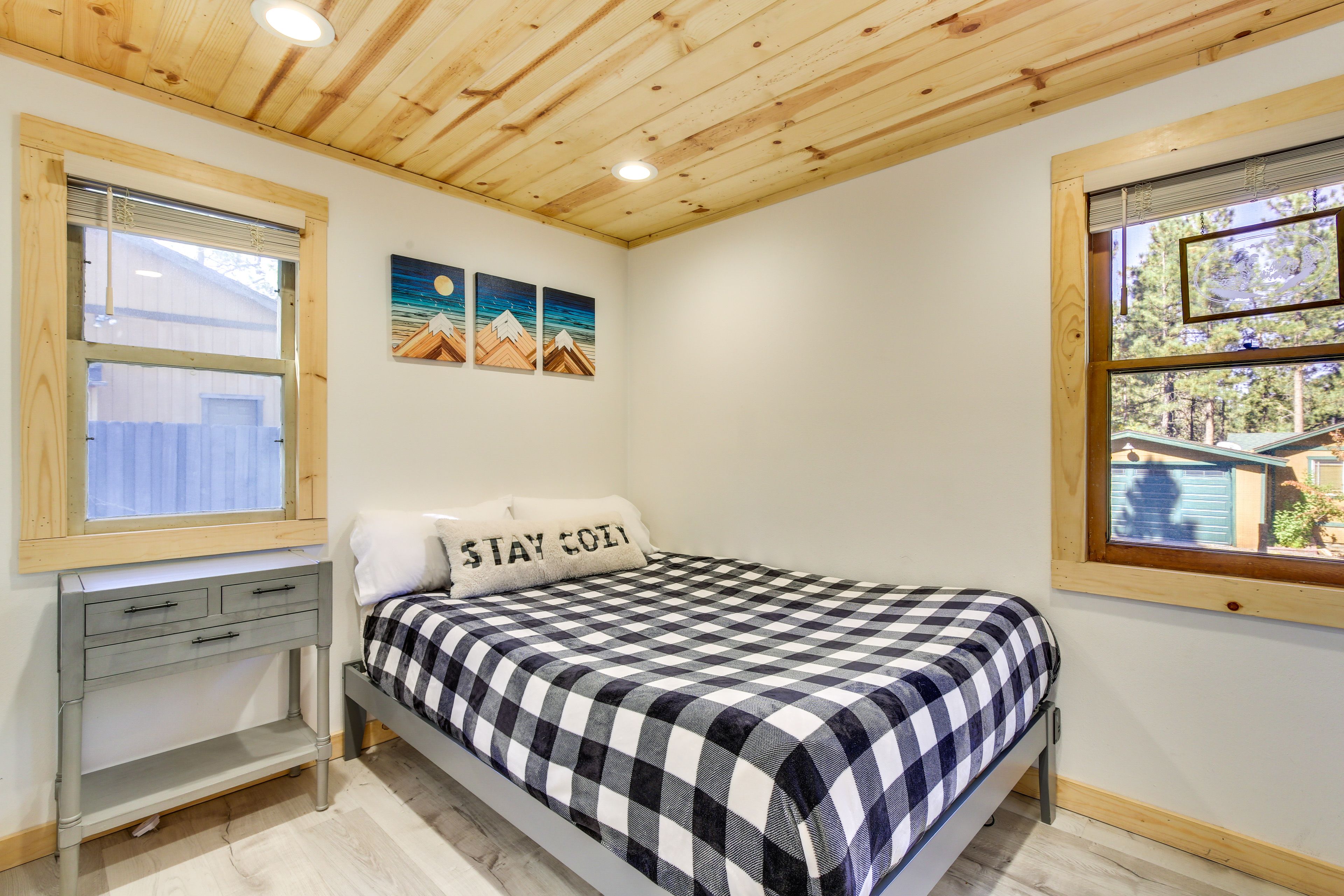 Bedroom 2 | Queen Bed | Electric Fireplaces