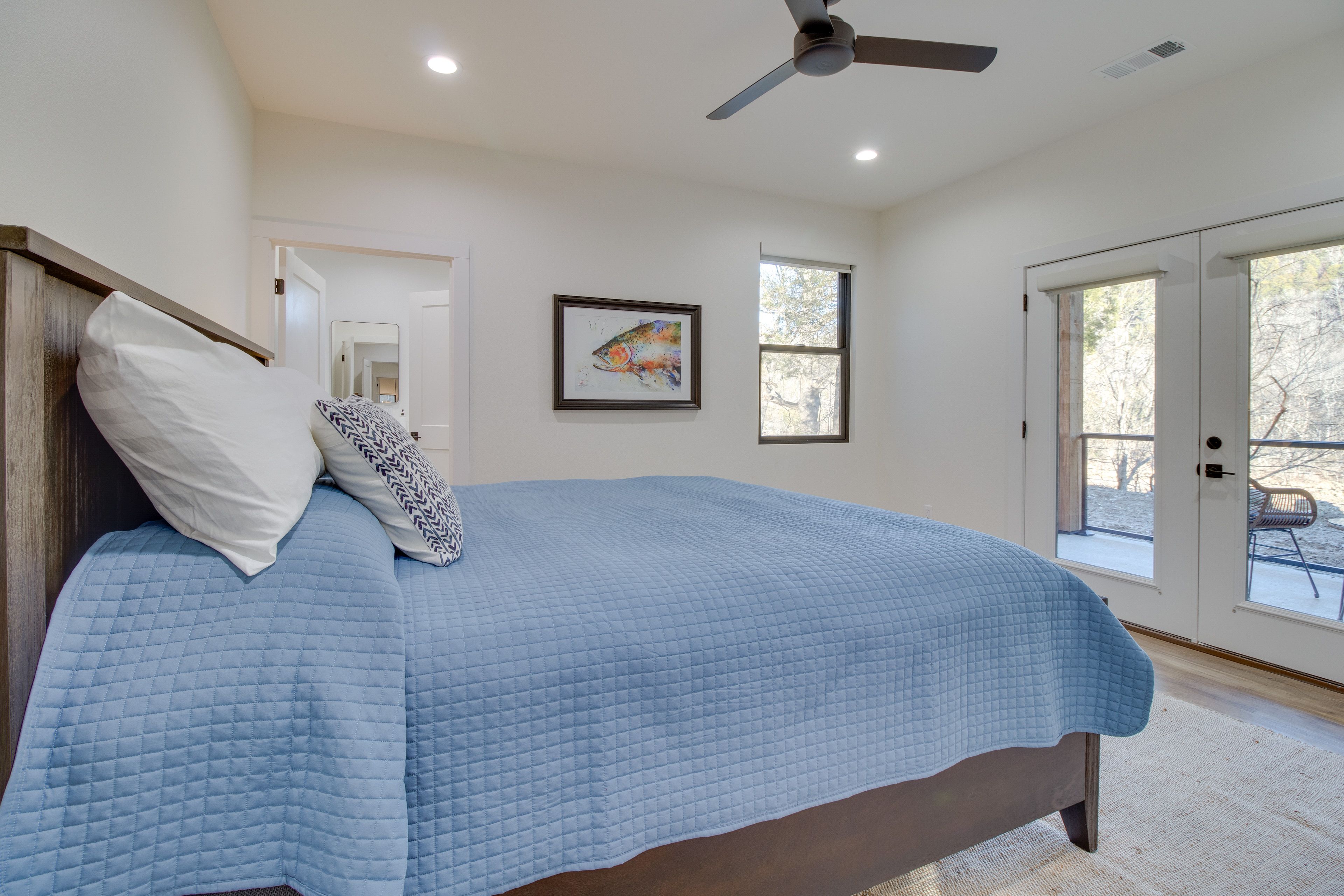 Bedroom Suite 2 | 1st Floor | King Bed | Private Patio Access