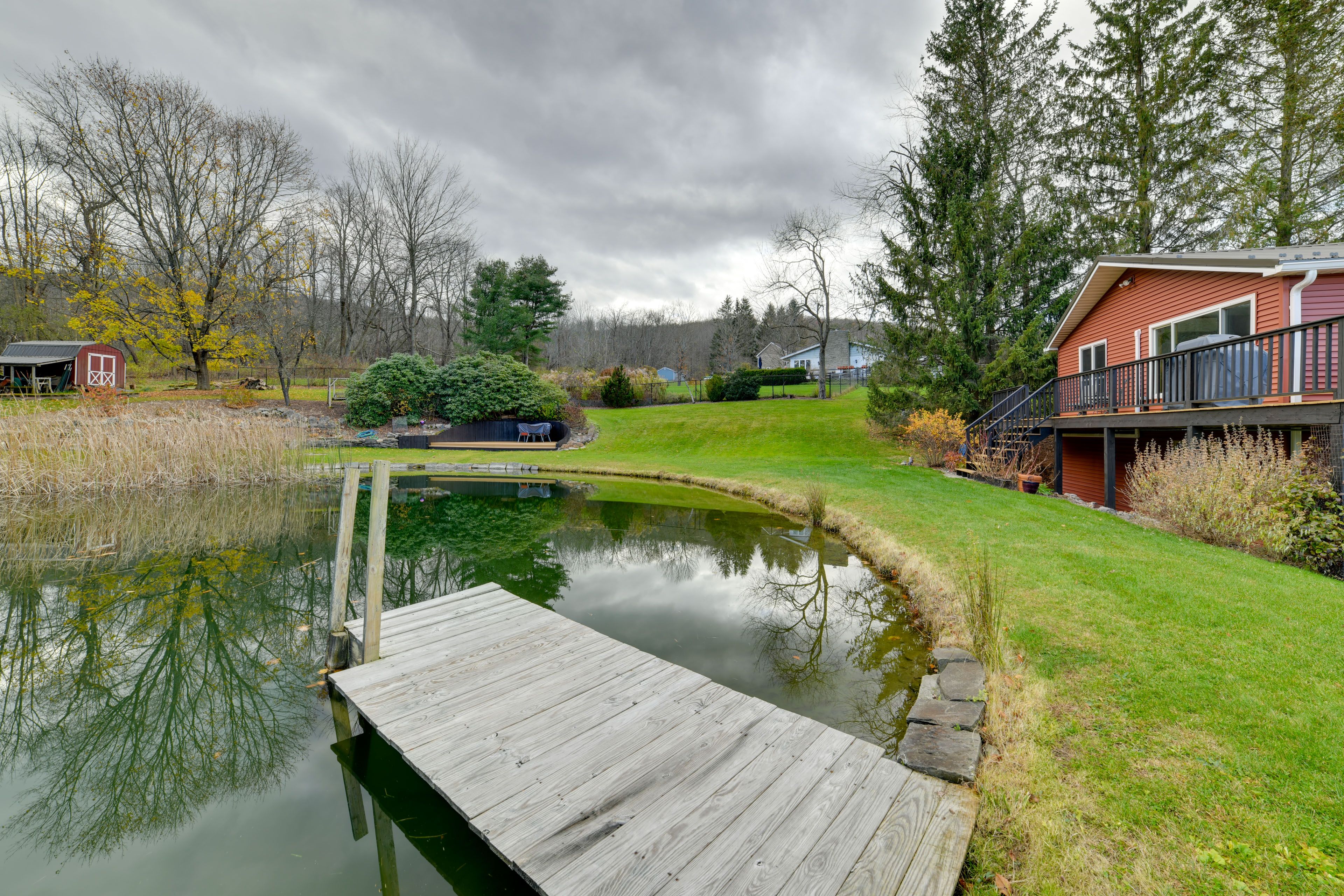 On-Site Pond | Private Dock