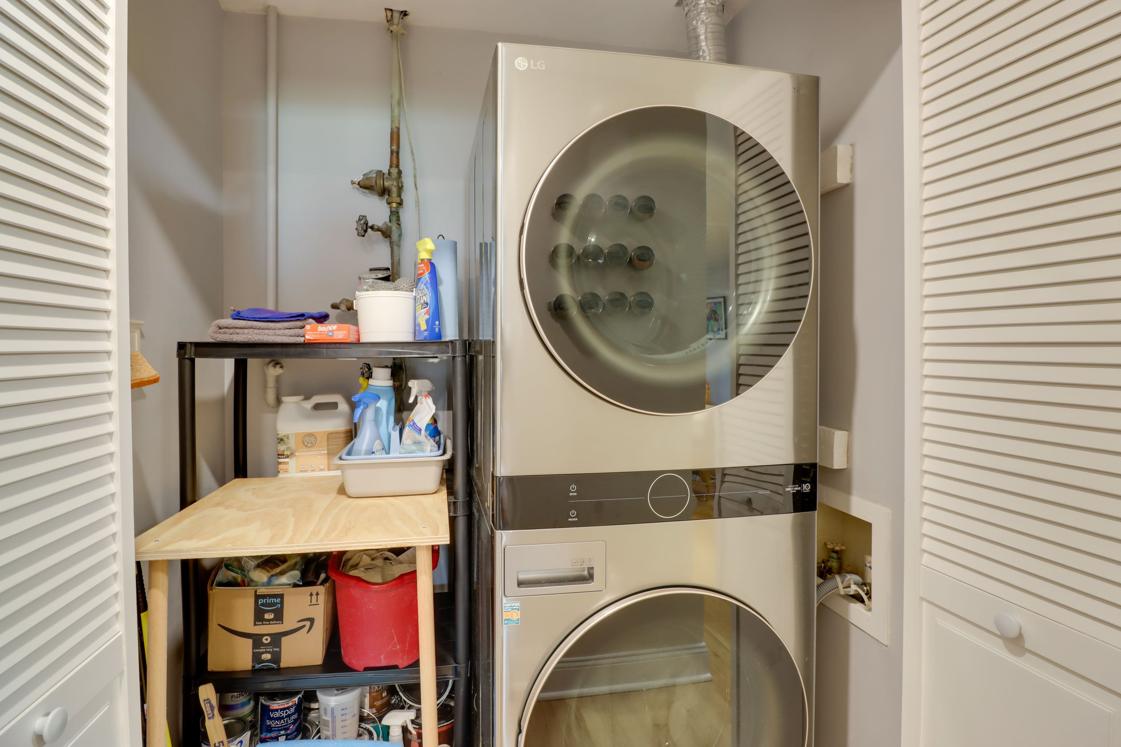 Laundry Closet | Clothes Steamer | Iron & Board | Laundry Detergent