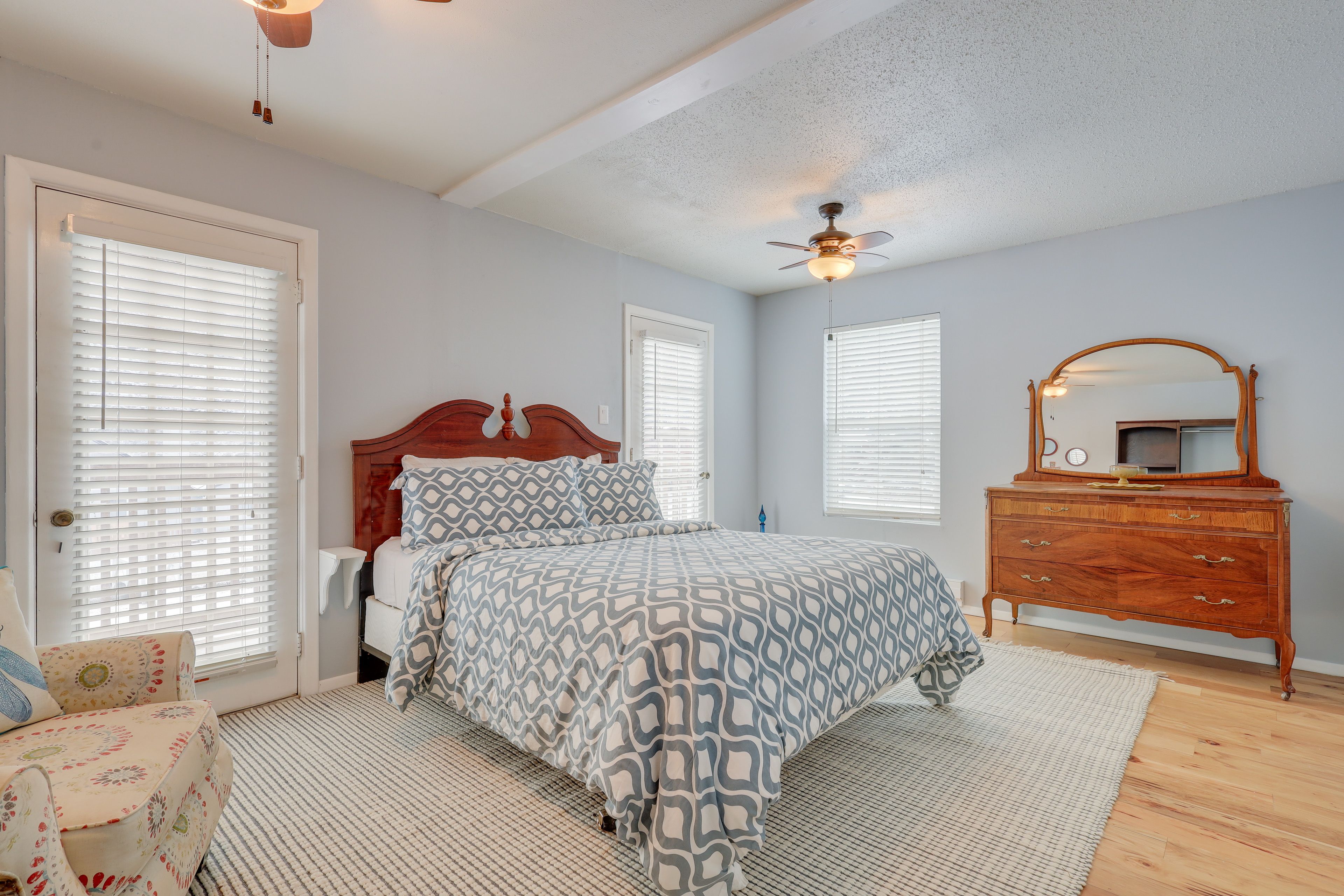 Bedroom 2 | Queen Bed | Balcony Access | 2nd Floor