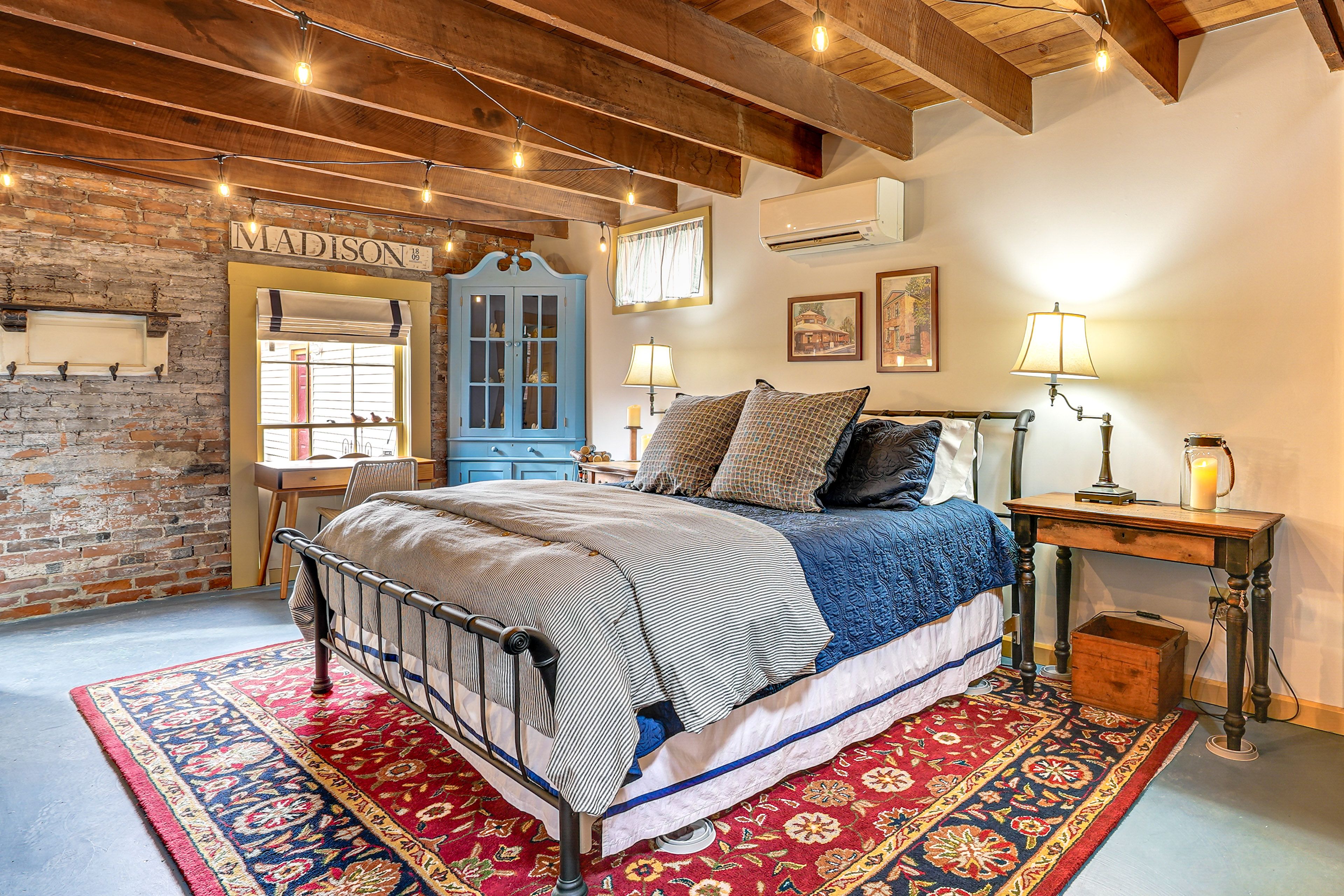 Sleeping Area | 1st Floor | King Bed | Desk