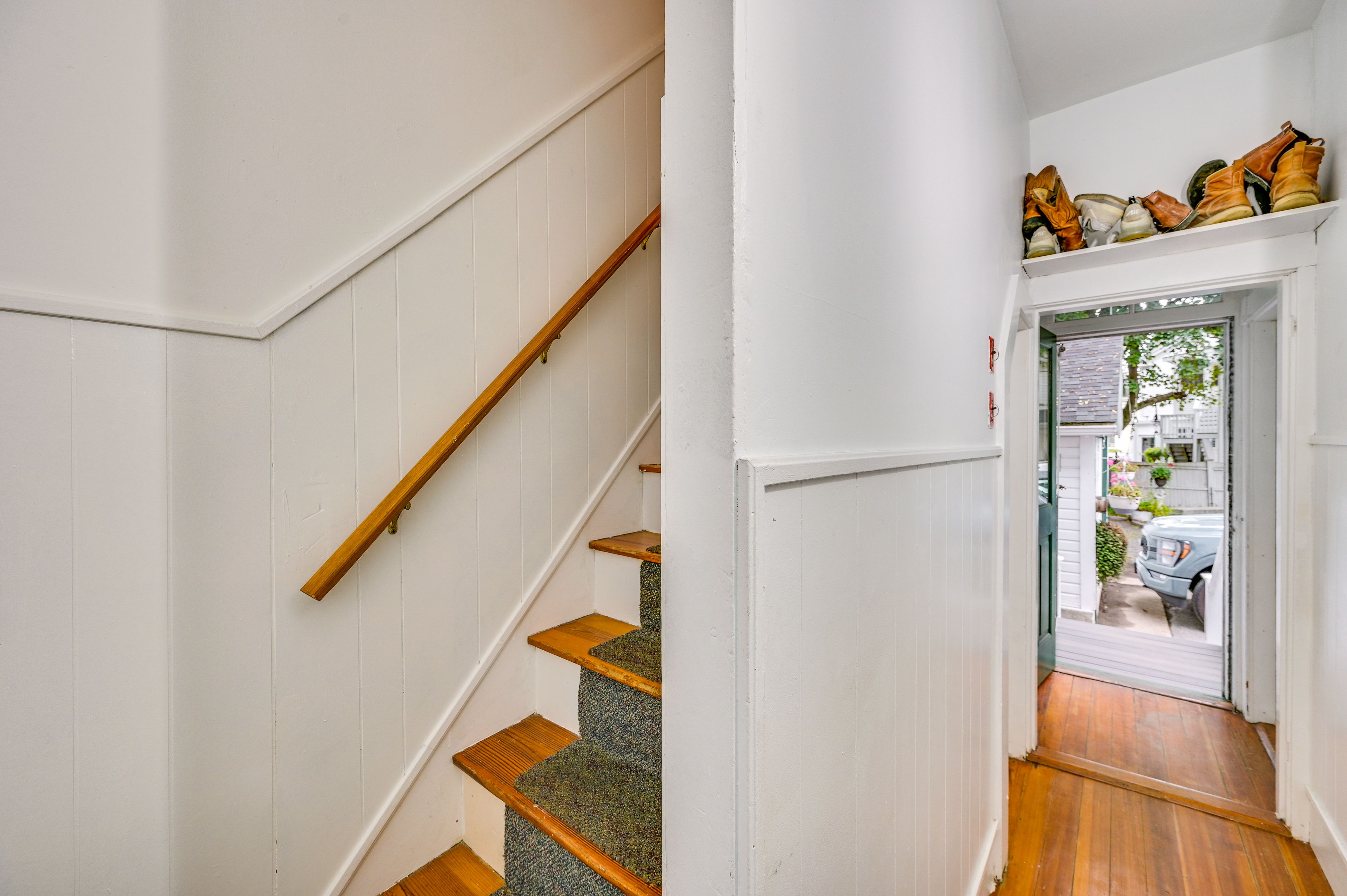 Stairs to 2nd-Floor Unit | Homeowner On-Site (Separate Unit)