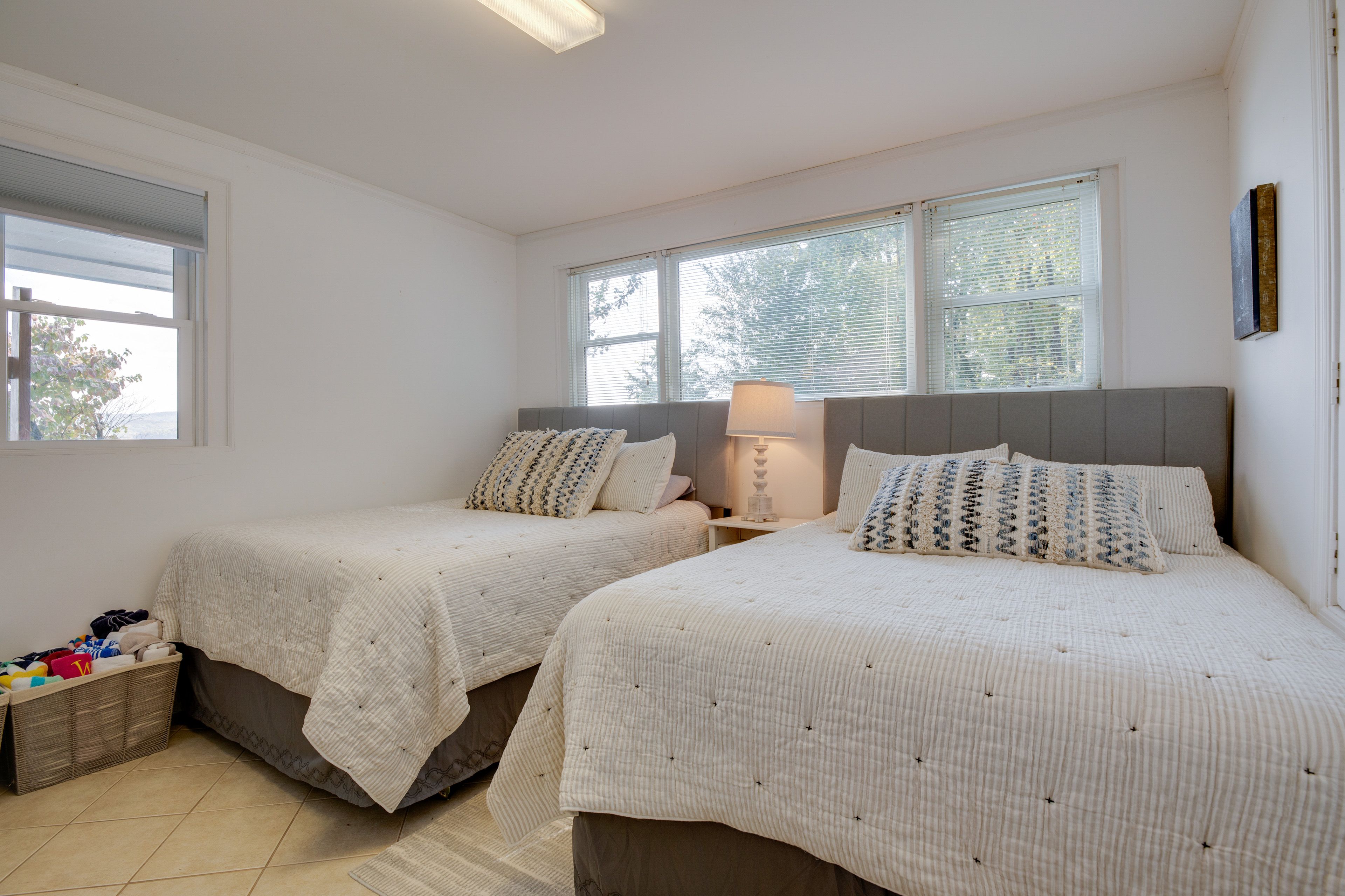 Bedroom 2 | 2 Queen Beds | Steps to Access