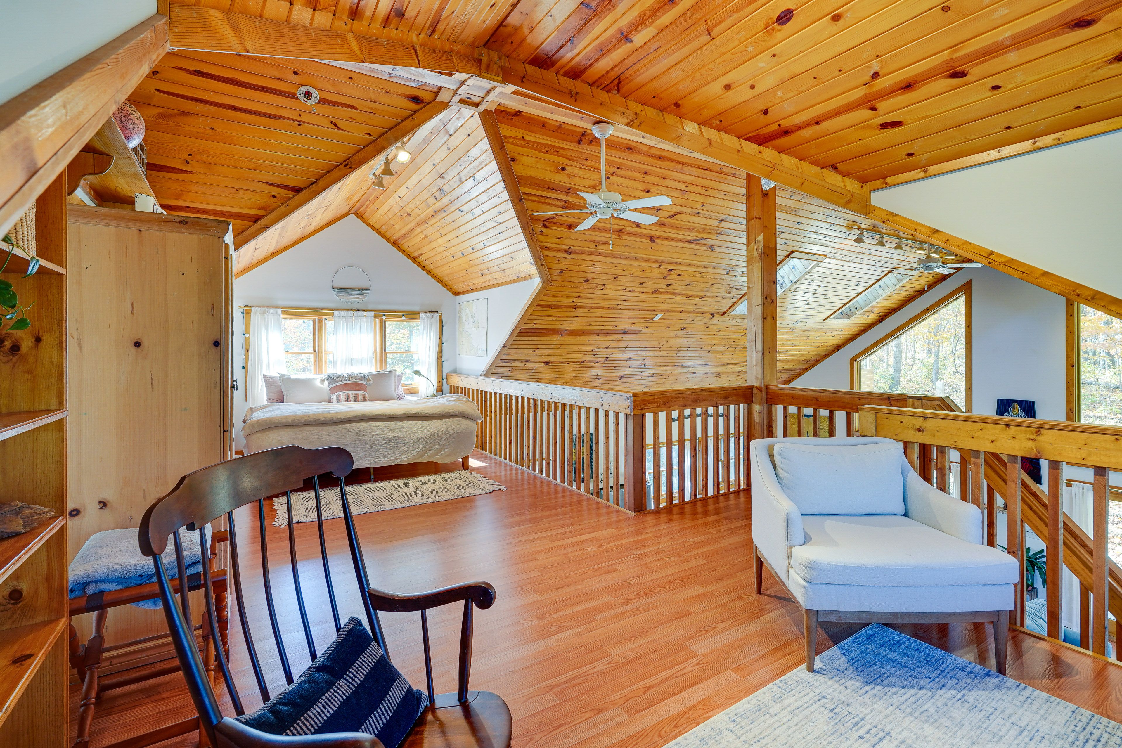 Bedroom 1 (Loft) | King Bed | Queen Sleeper Sofa | 2nd Floor