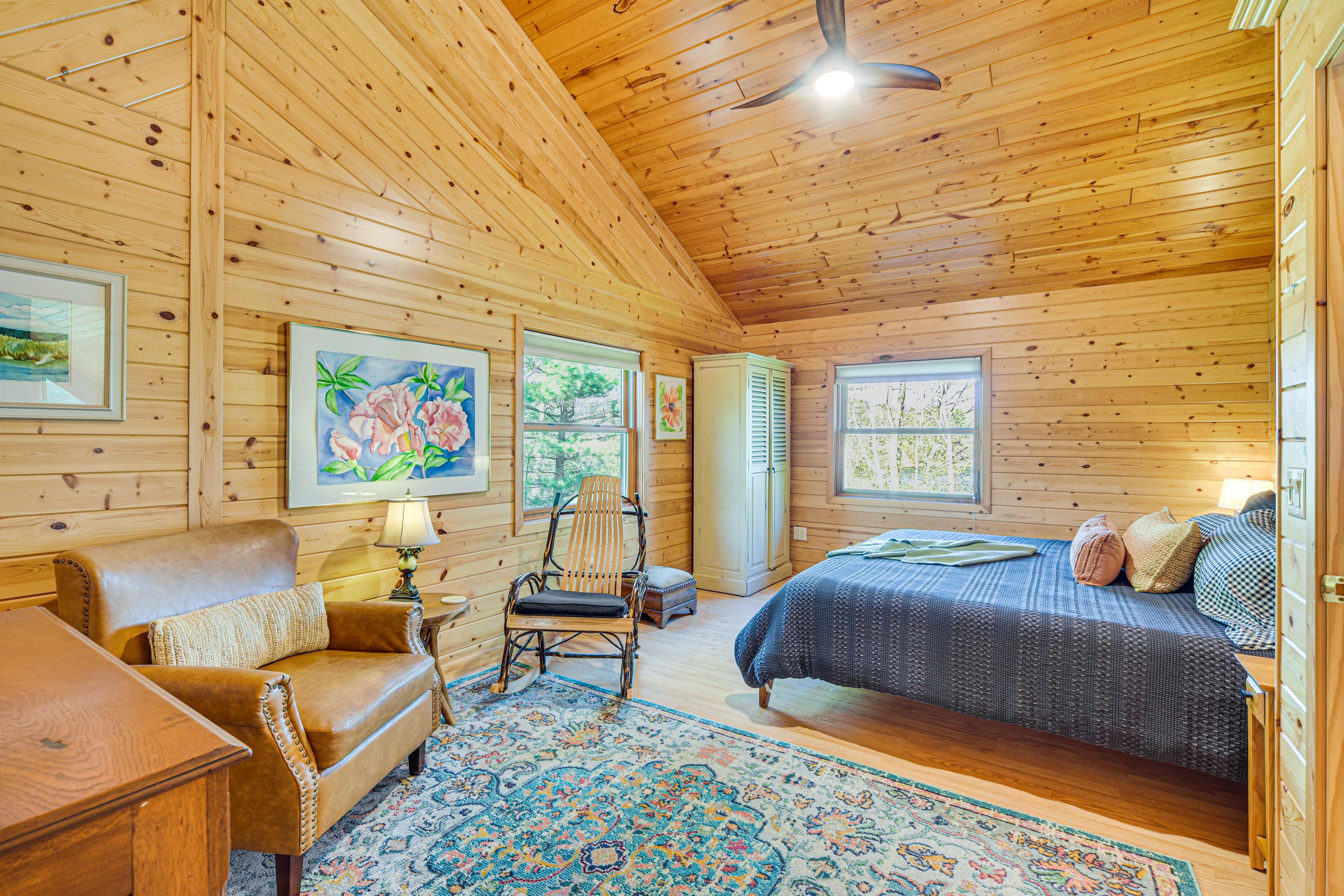 Bedroom 3 | Upper Level | King Bed | Walk-In Closet
