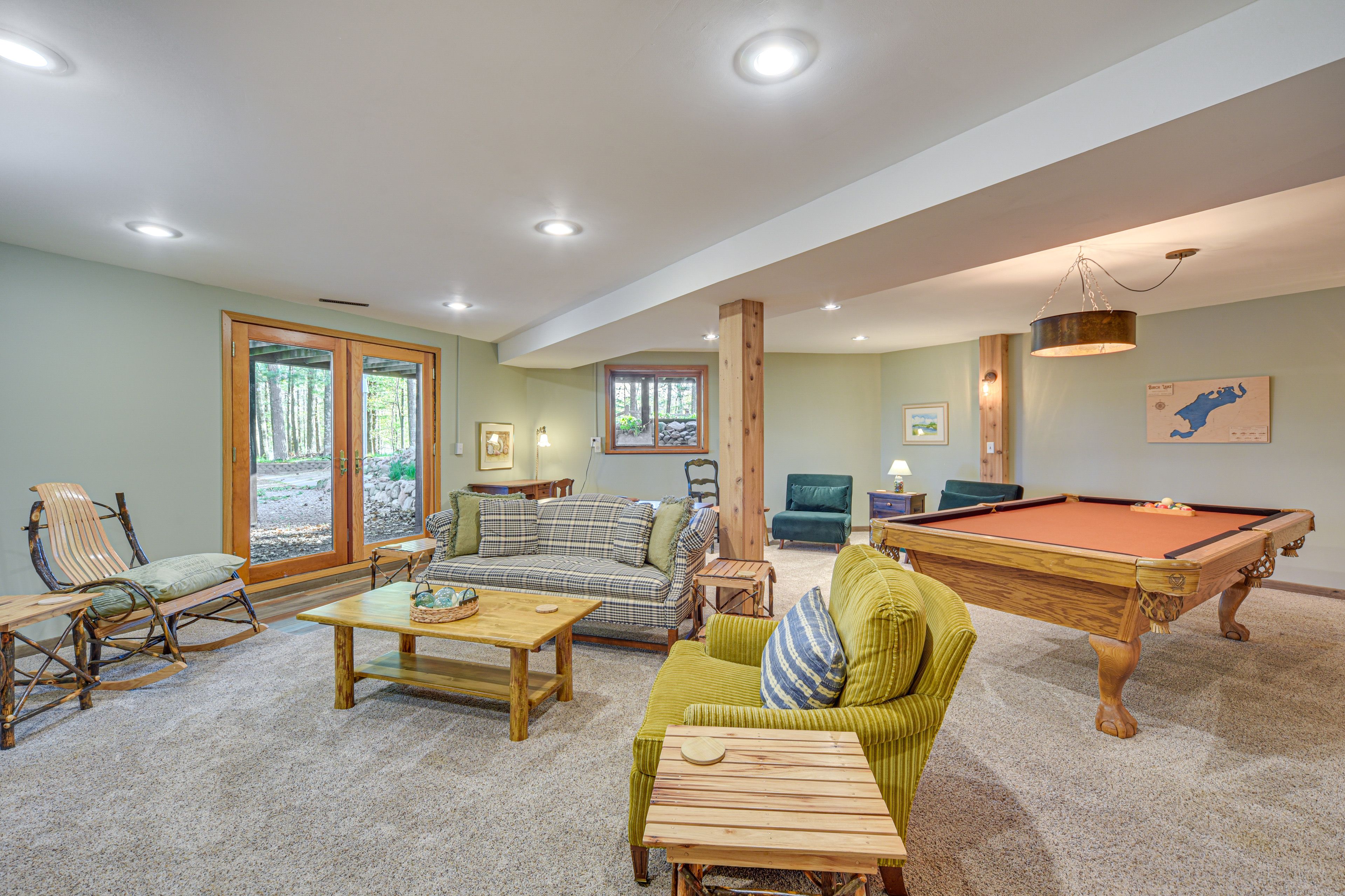 Game Room | Lower Level | 2 Twin Sleeper Futon Chairs | Smart TV