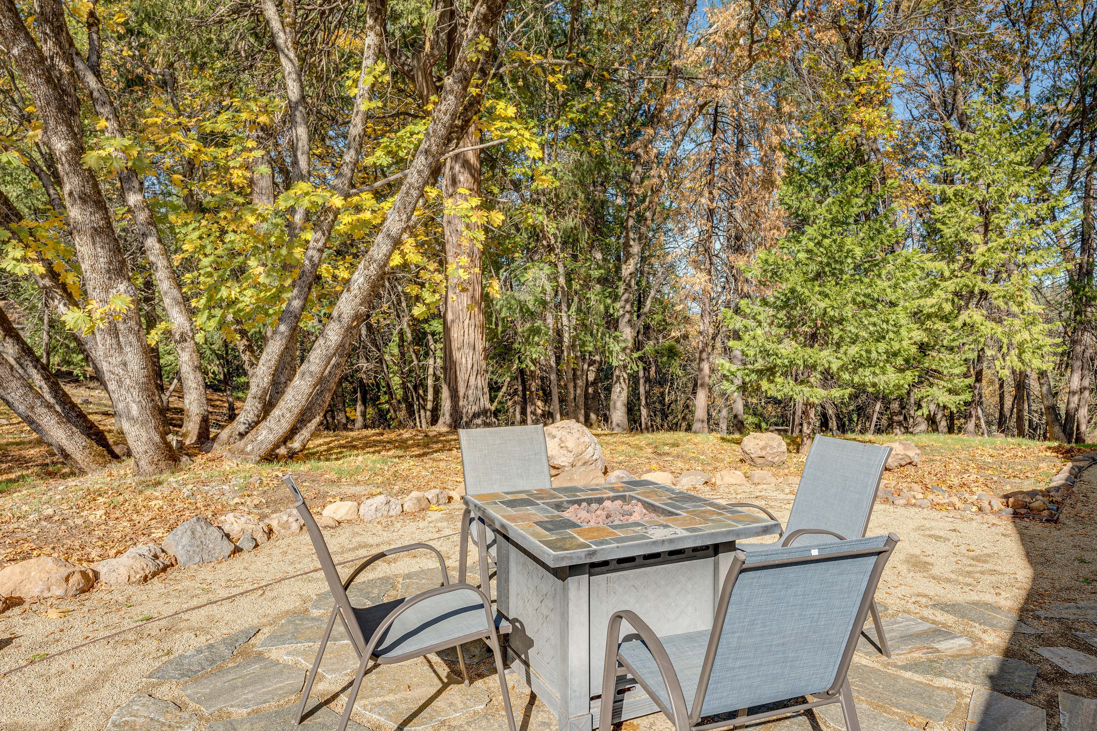 Cottage Exterior | Gas Fire Pit | Gas Grill