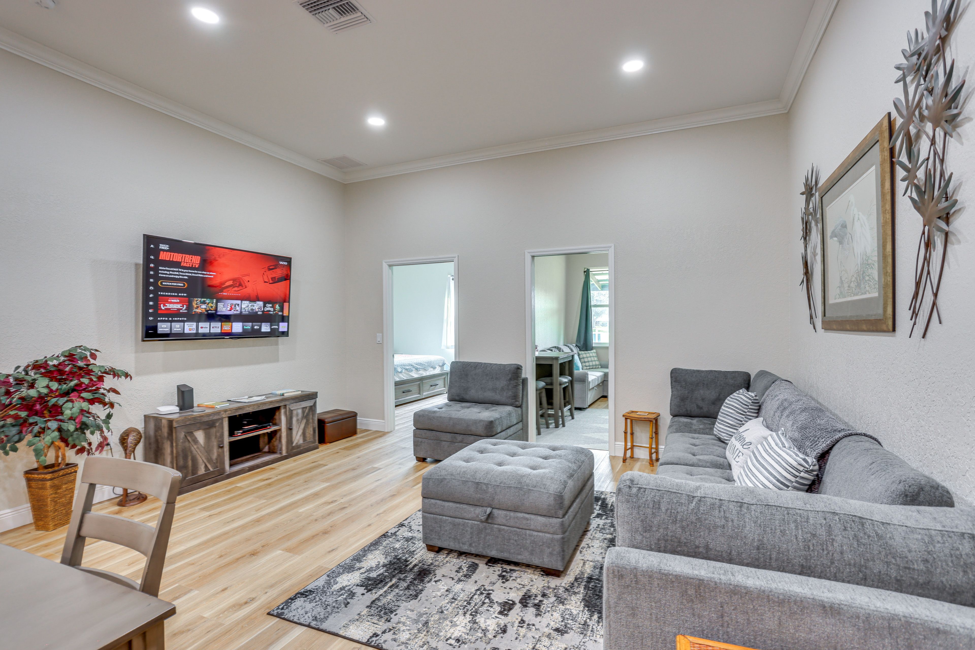 Living Room | Full Sleeper Sofa | Central A/C | Electric Heating