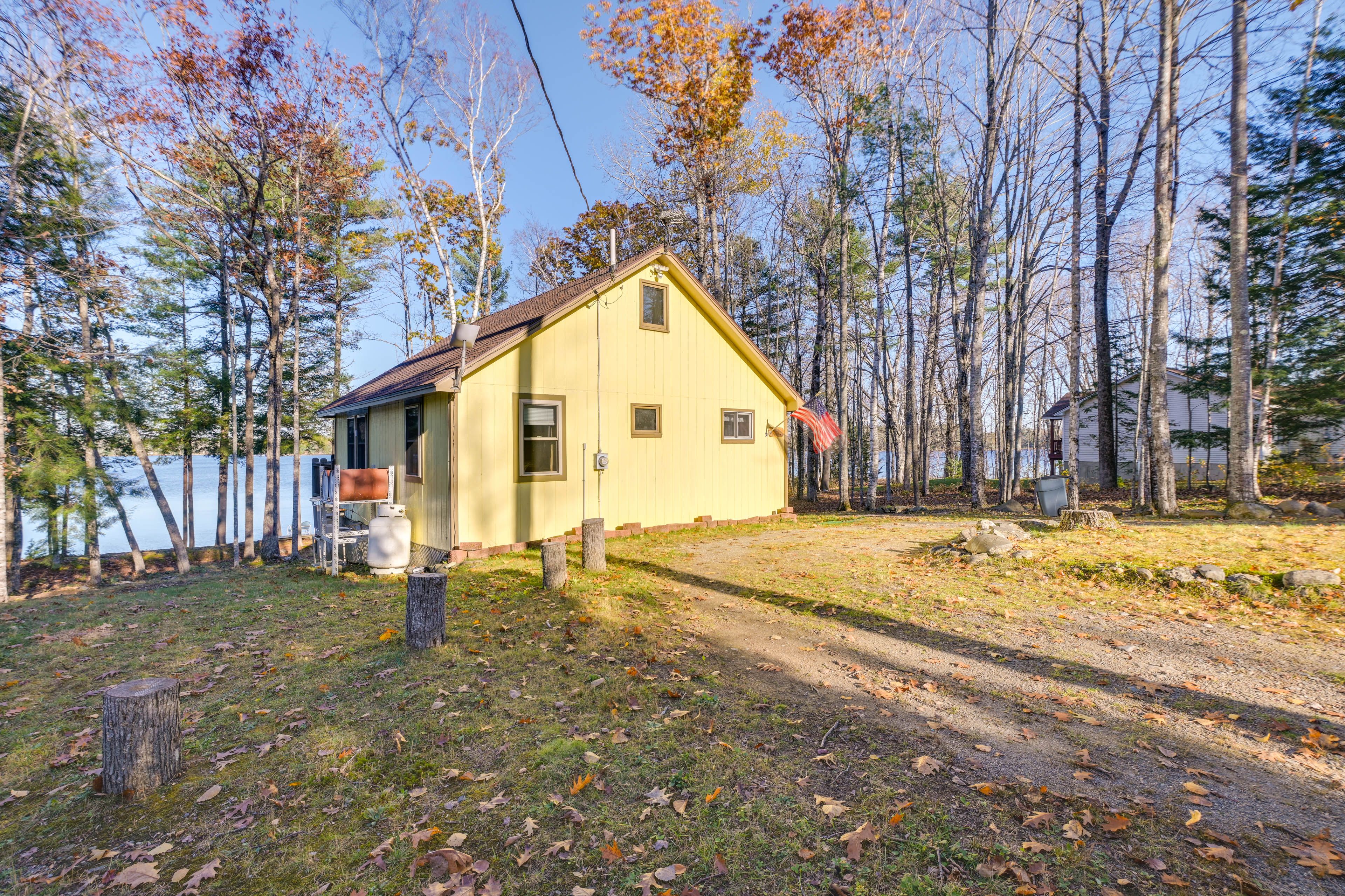 Cabin Exterior | Driveway Parking (2 Vehicles) | RV Parking Allowed