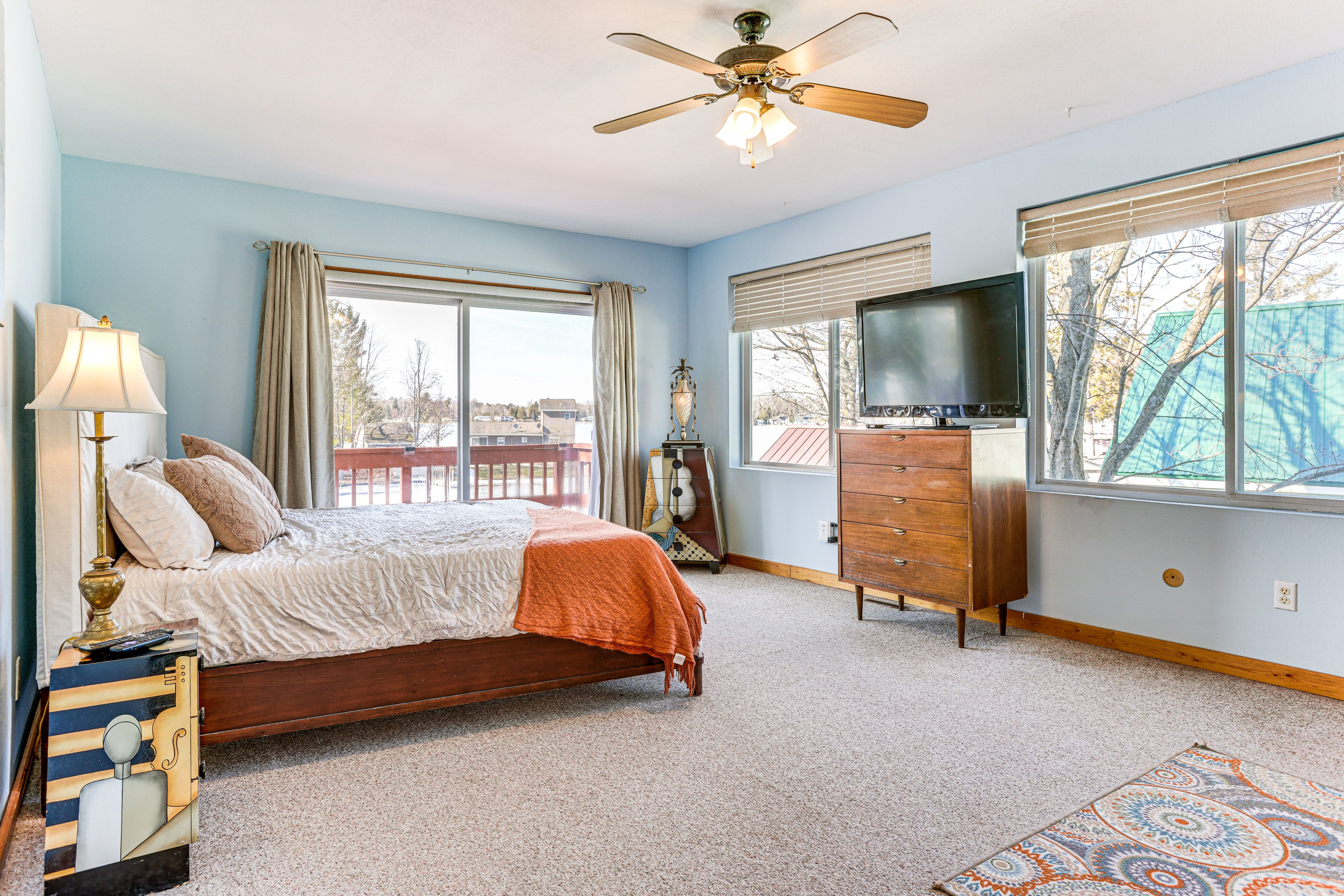 Bedroom 3 | Raised 2nd Floor | 2 Steps Up | California King Bed
