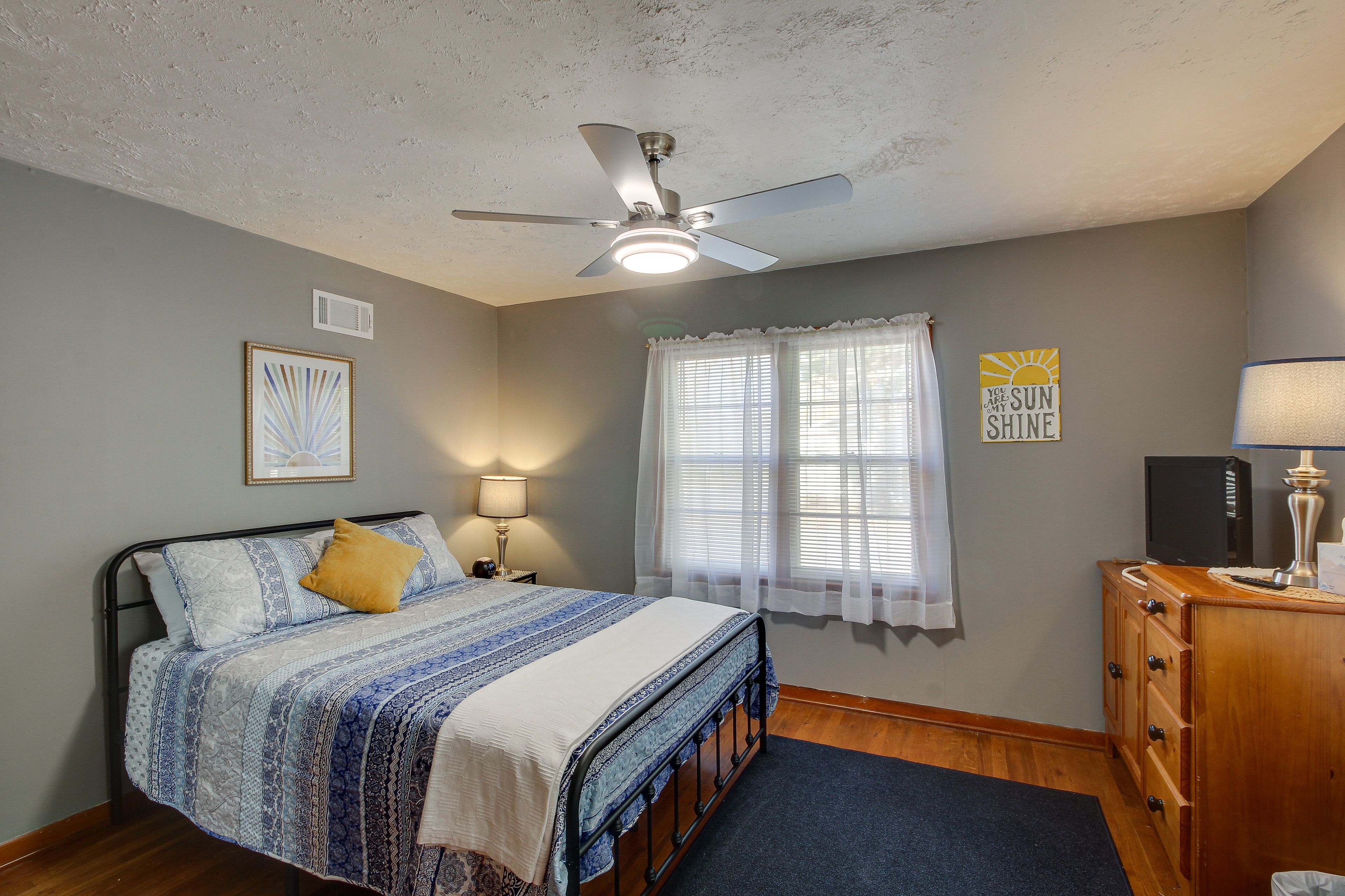 Bedroom 1 | Queen Bed | Linens Provided | Smart TV