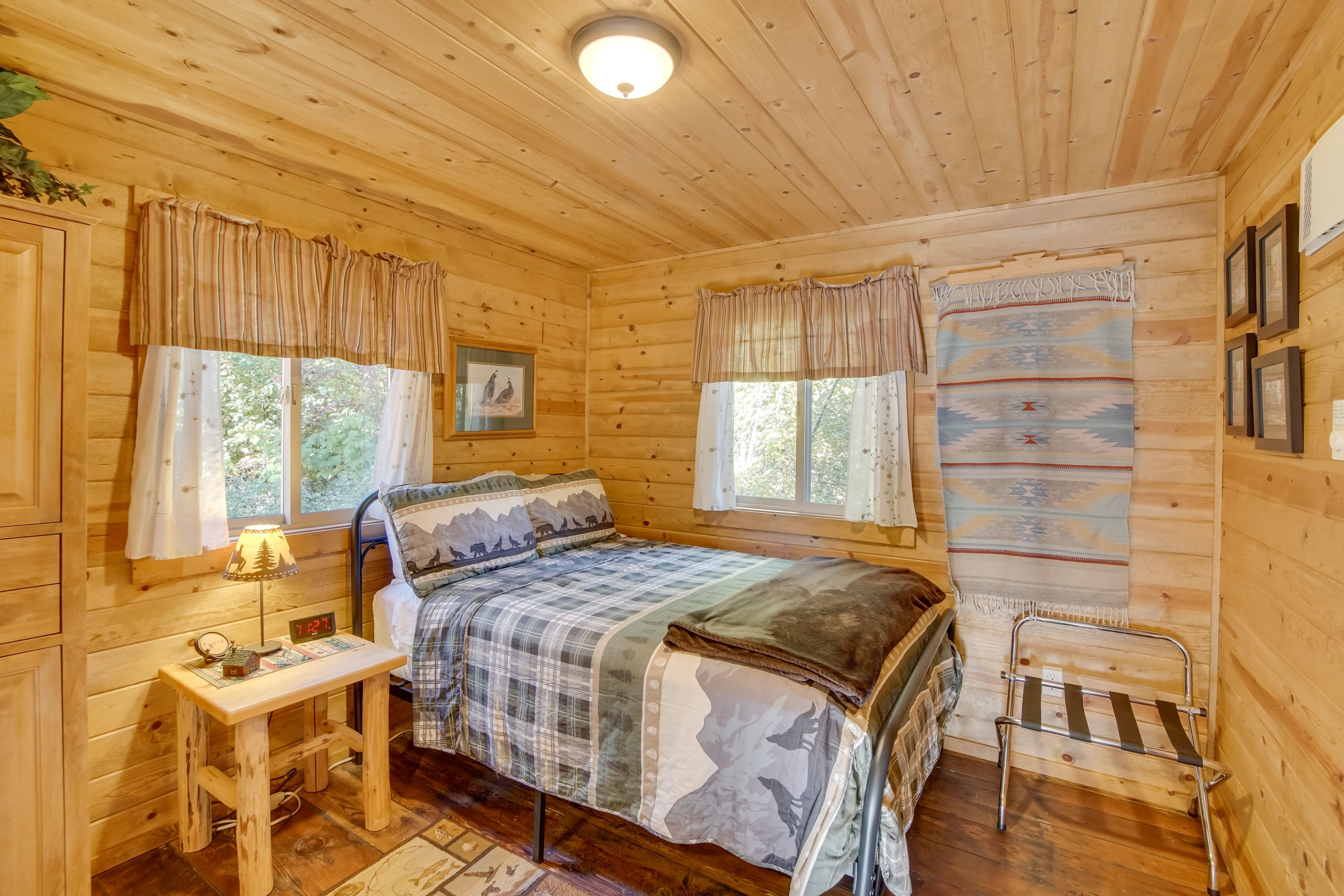 Bedroom 1 | Full Bed | Linens Provided | Shared En-Suite Bathroom