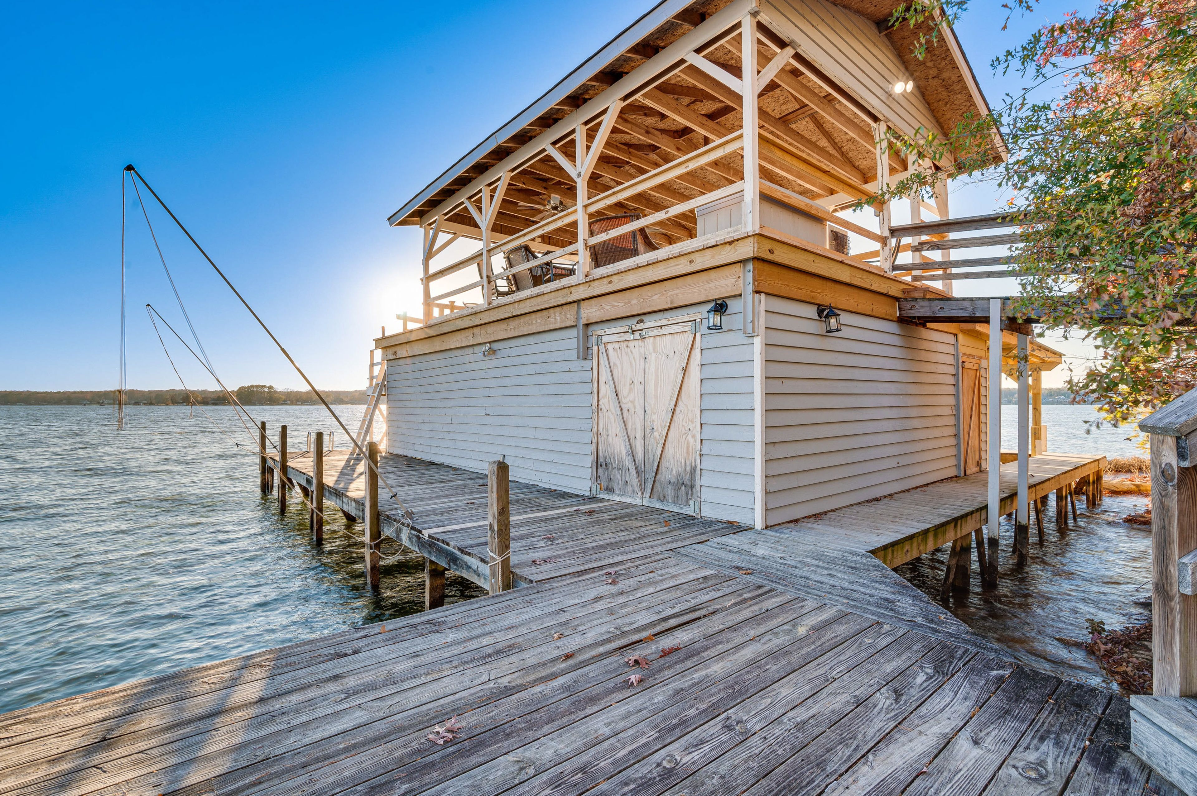 Large Dock | Covered Rooftop Deck | Lounge Seating