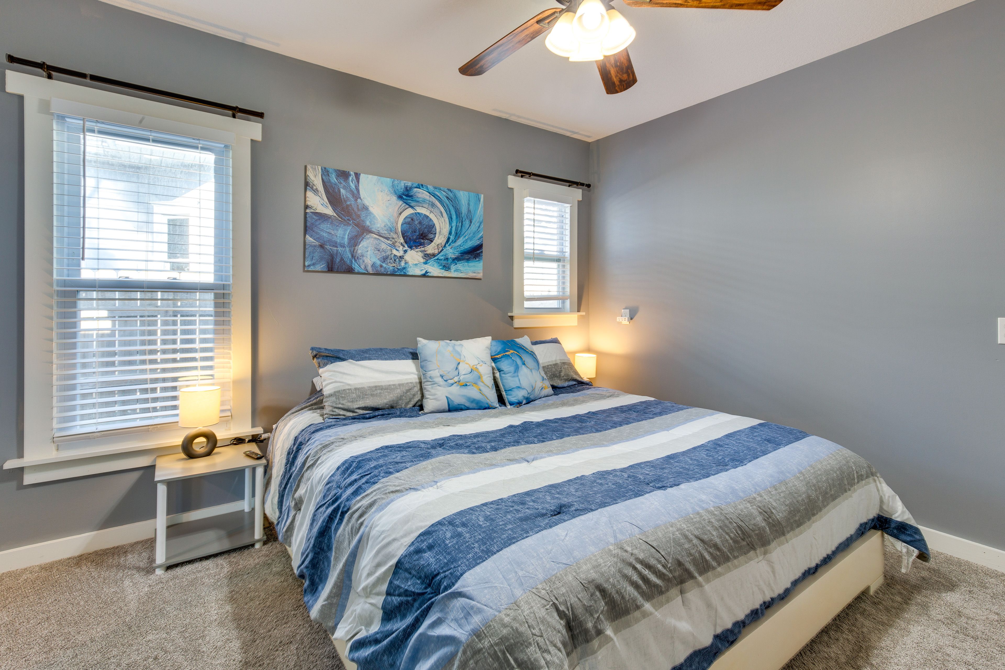 Bedroom 1 | King Bed | Smart TV | Linens Provided