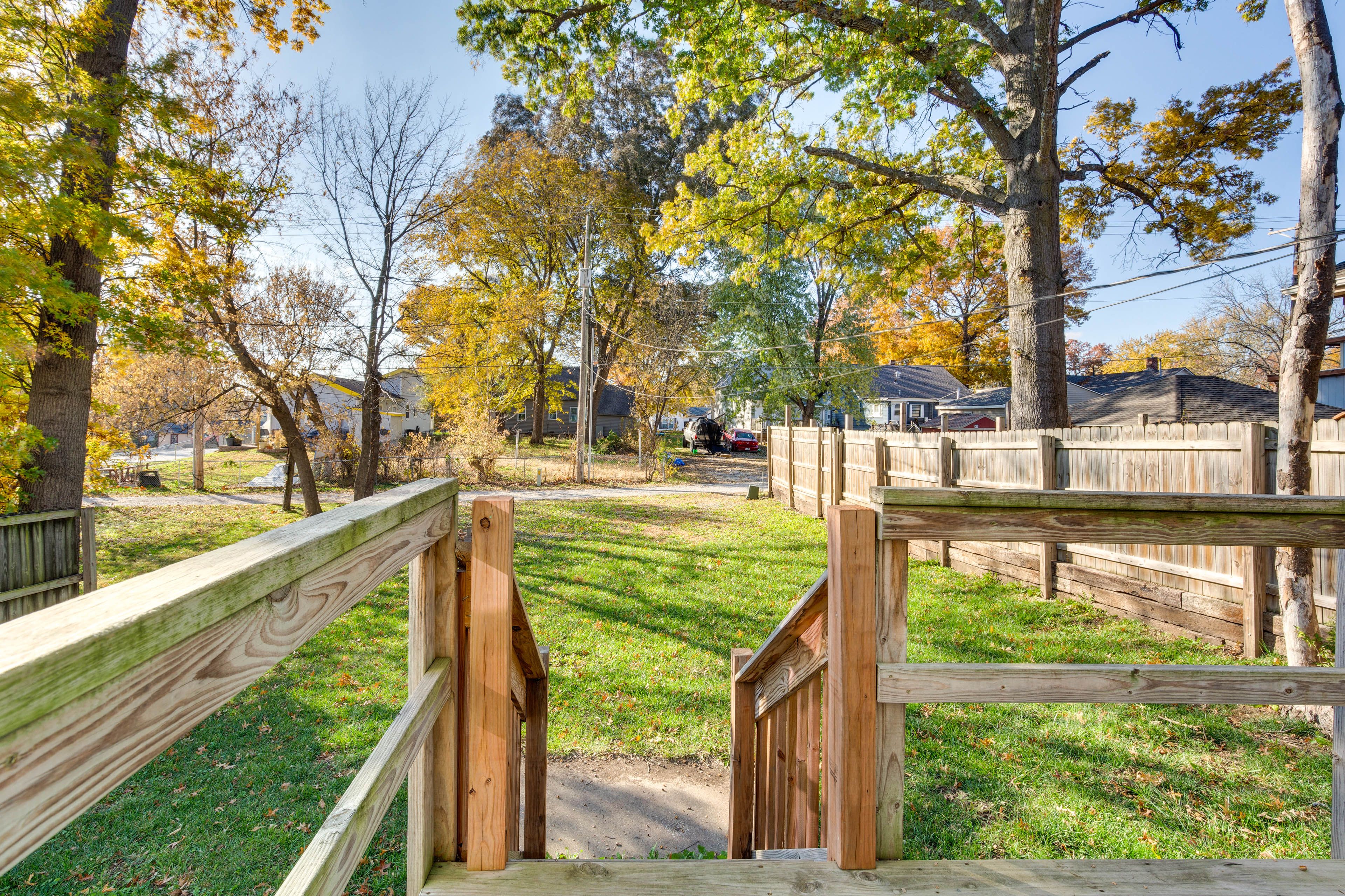 Stairs to Access Backyard