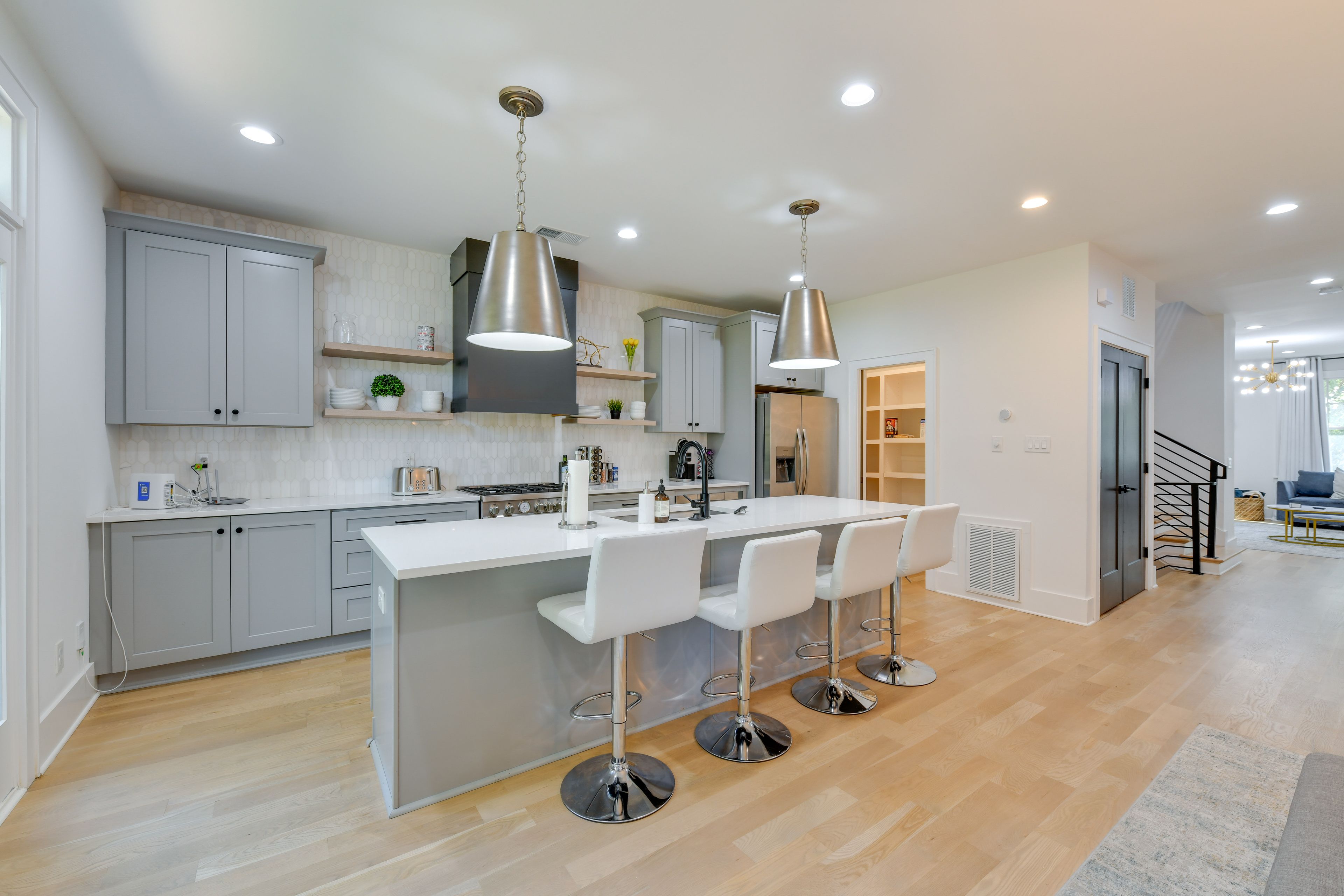 Kitchen | Trash Bags & Paper Towels | Balcony Access