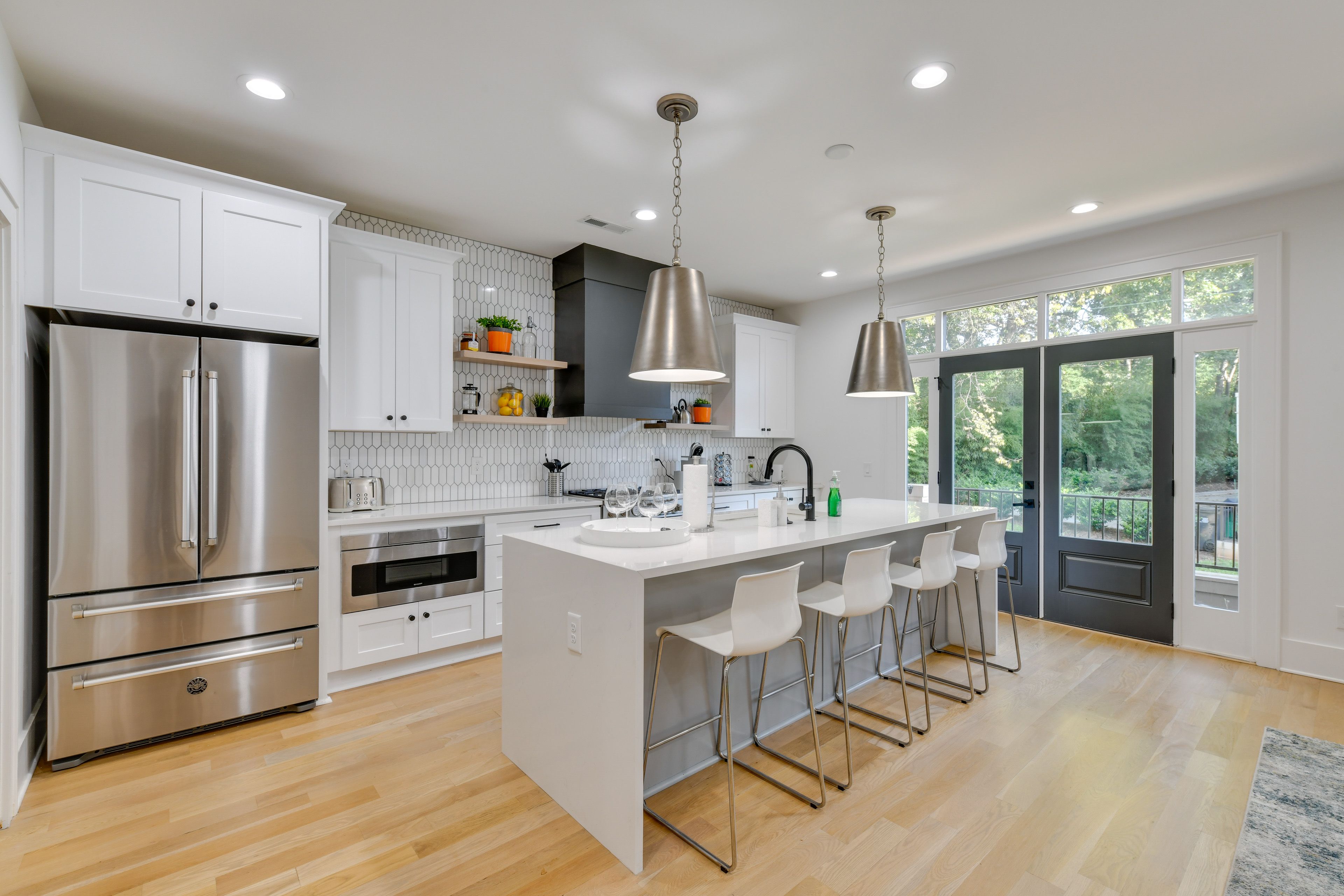 Kitchen | Coffee Maker | Trash Bags & Paper Towels | Spices | Balcony Access