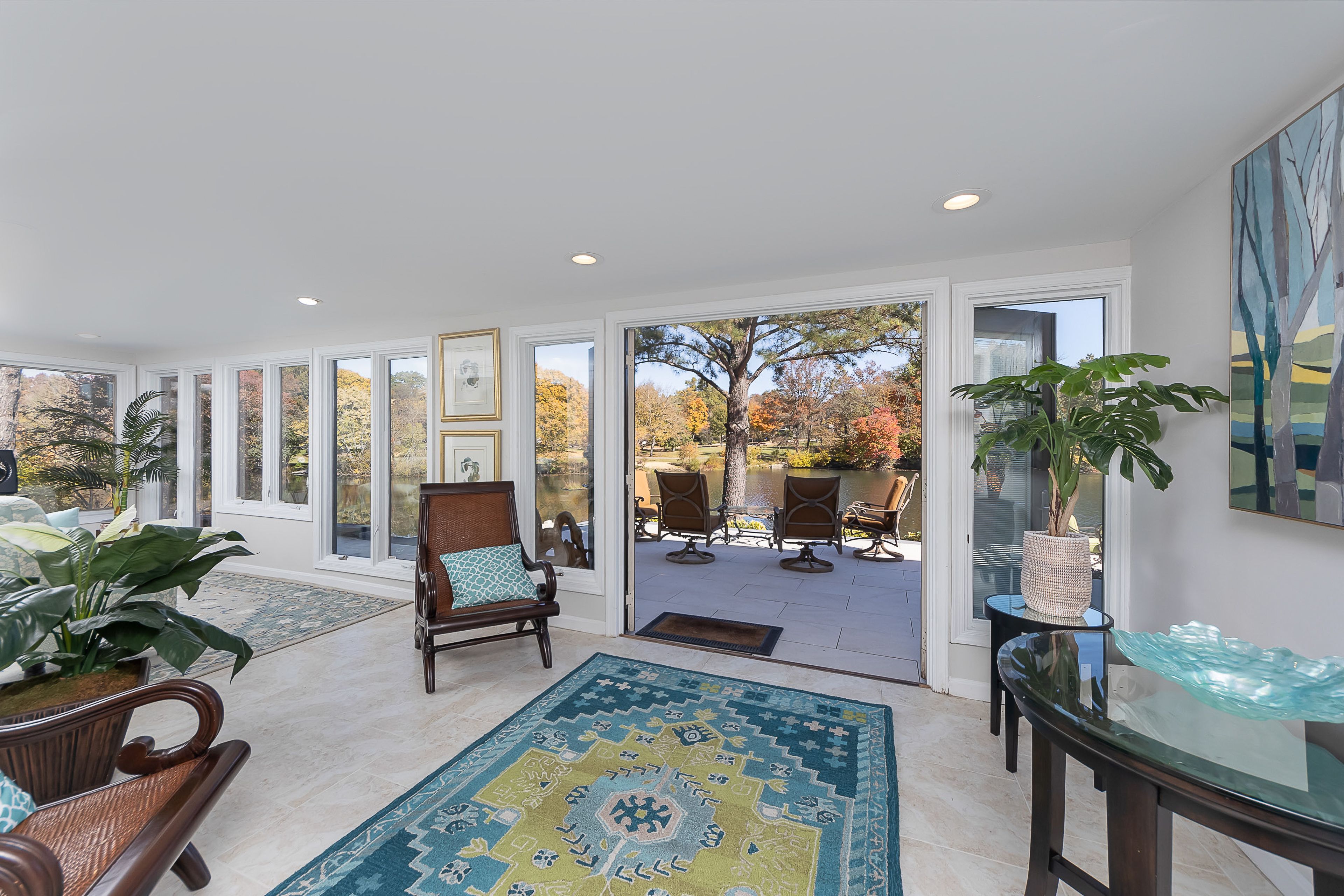 Sunroom | Unit Entrance | Homeowner On-Site (Upper Unit)
