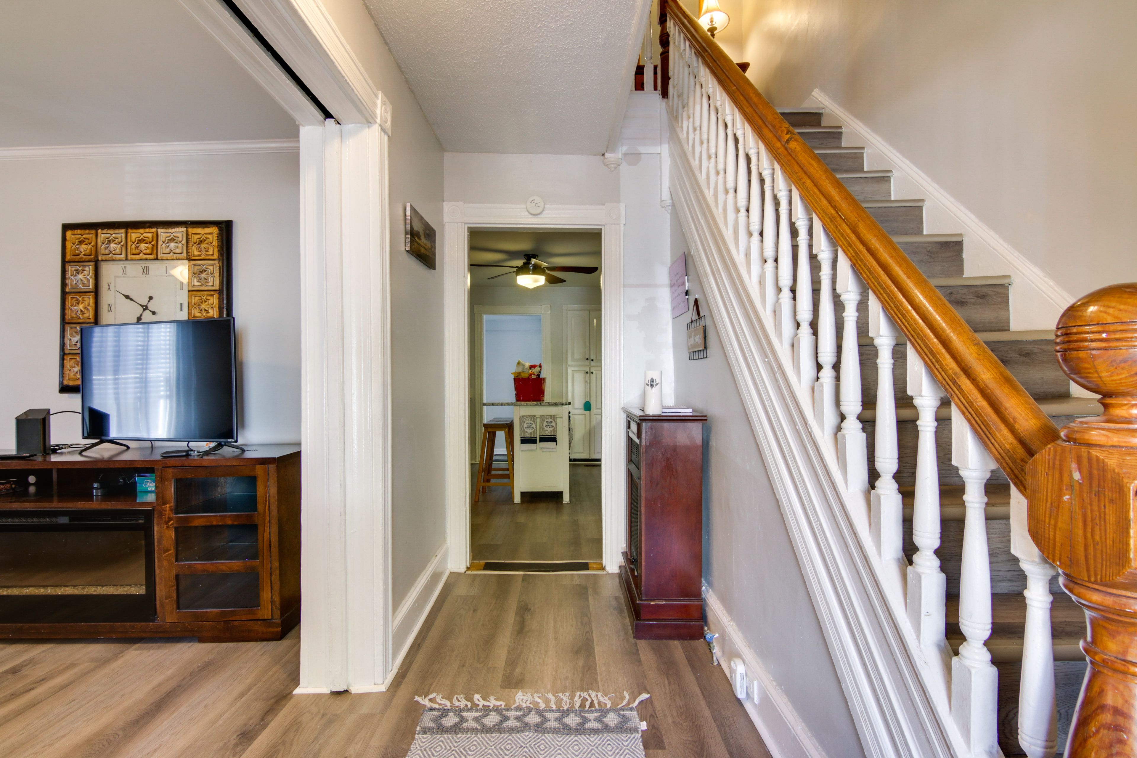Stairs to Access Bedrooms