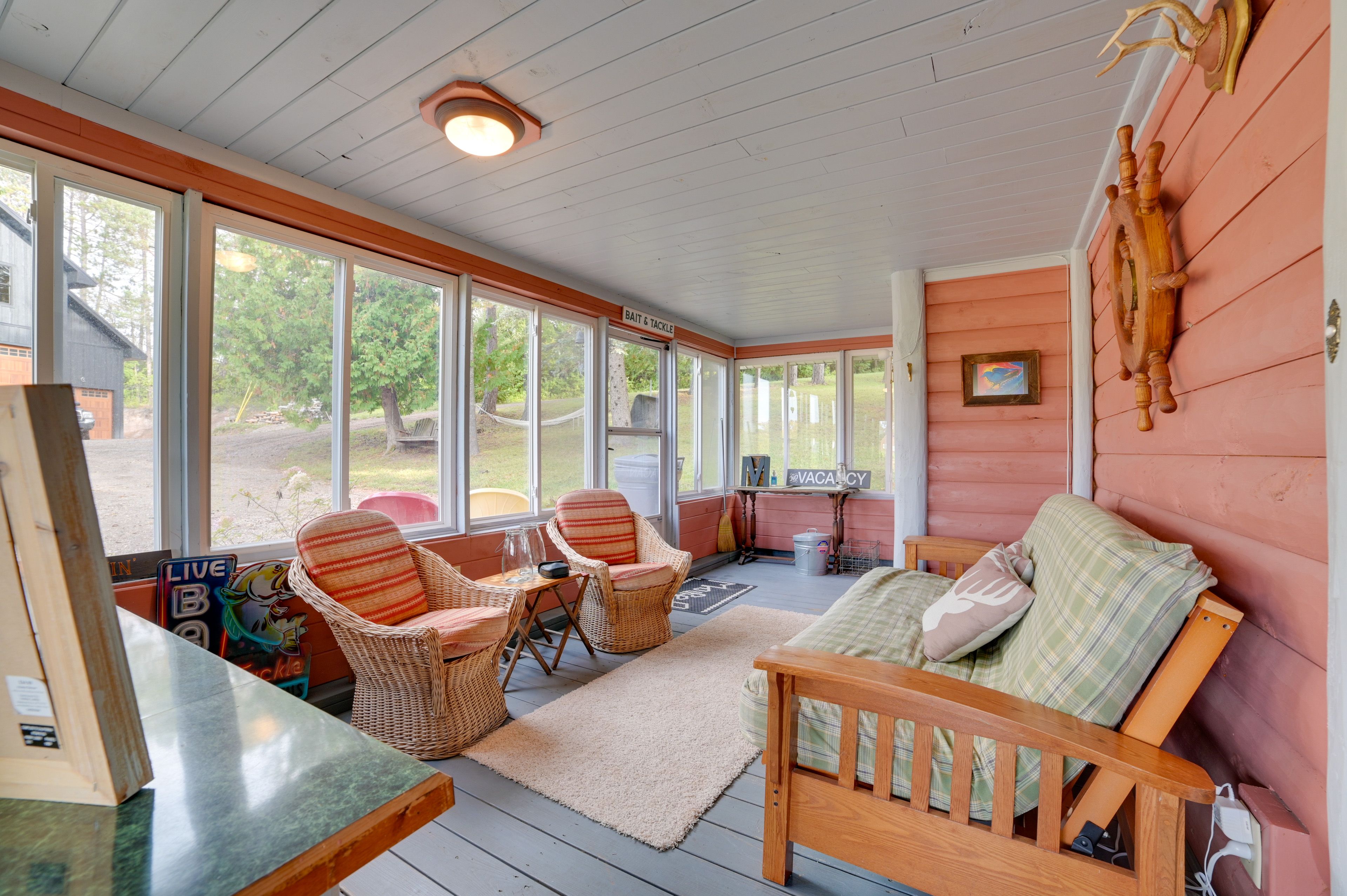 Sunroom | Lounge Seating | Pets Welcome w/ Fee | Free WiFi | Access to Deck