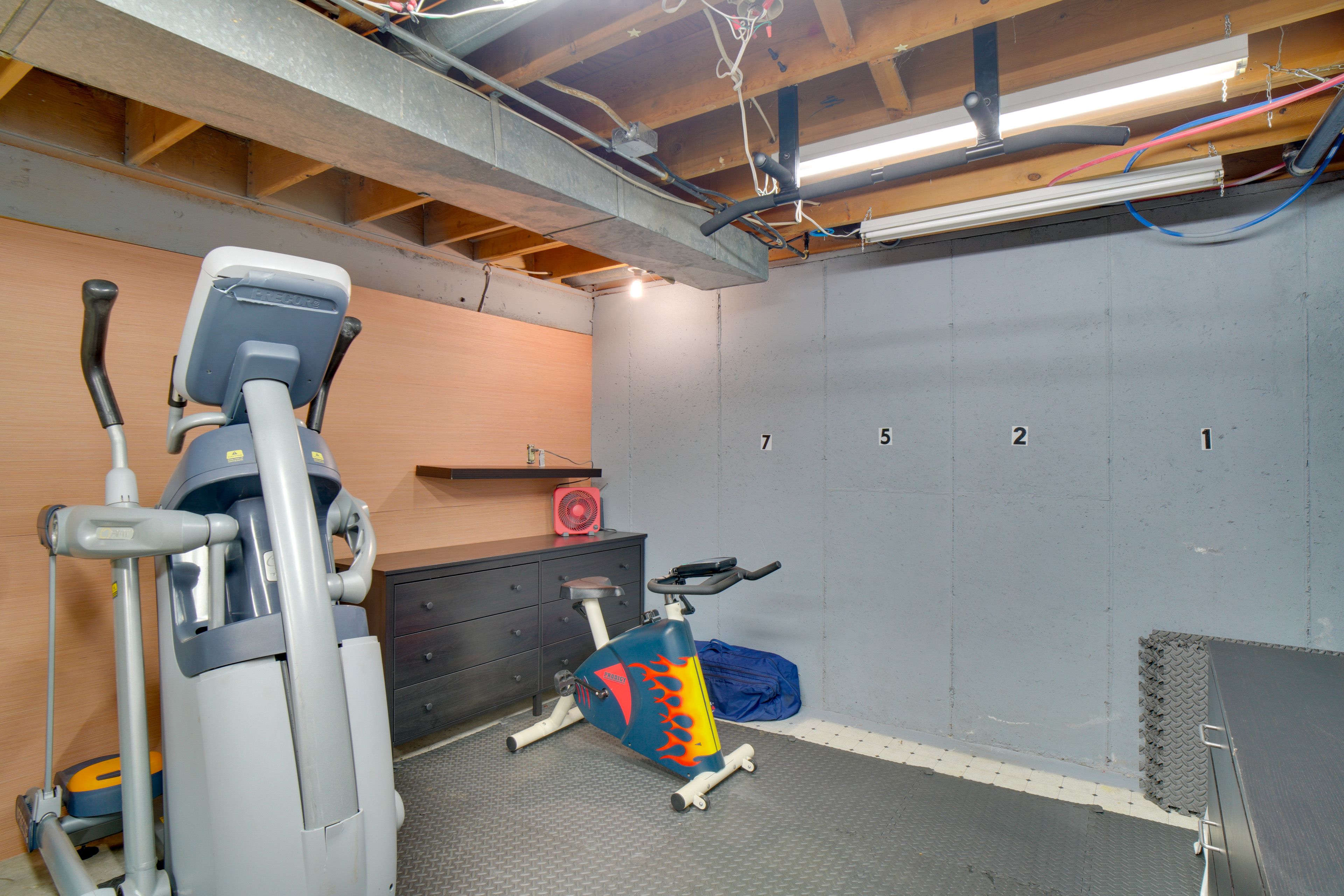 Exercise & Laundry Room | Lower Level | Washer & Dryer