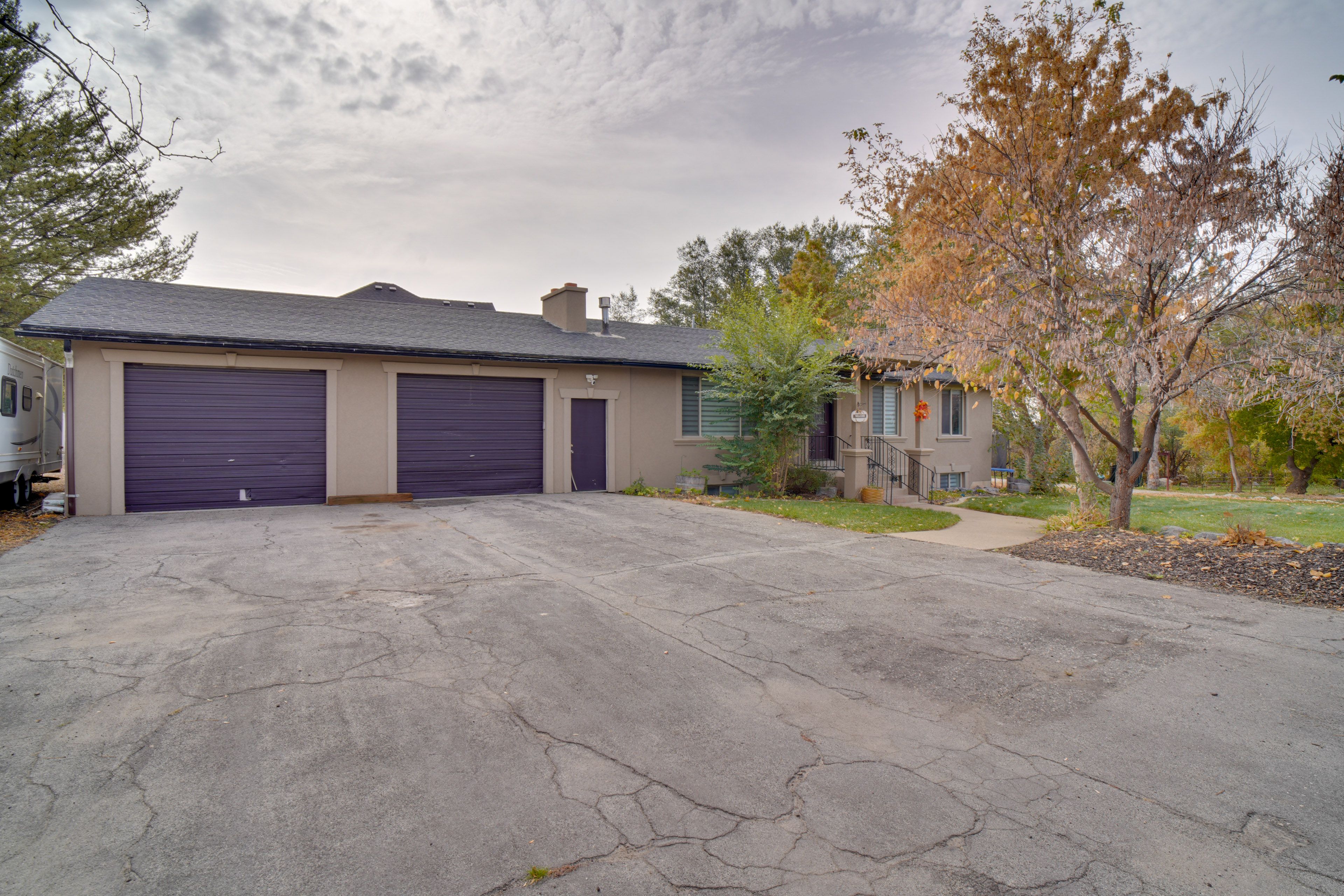 Property Exterior | RV Parking (Available Upon Request) | No Street Parking