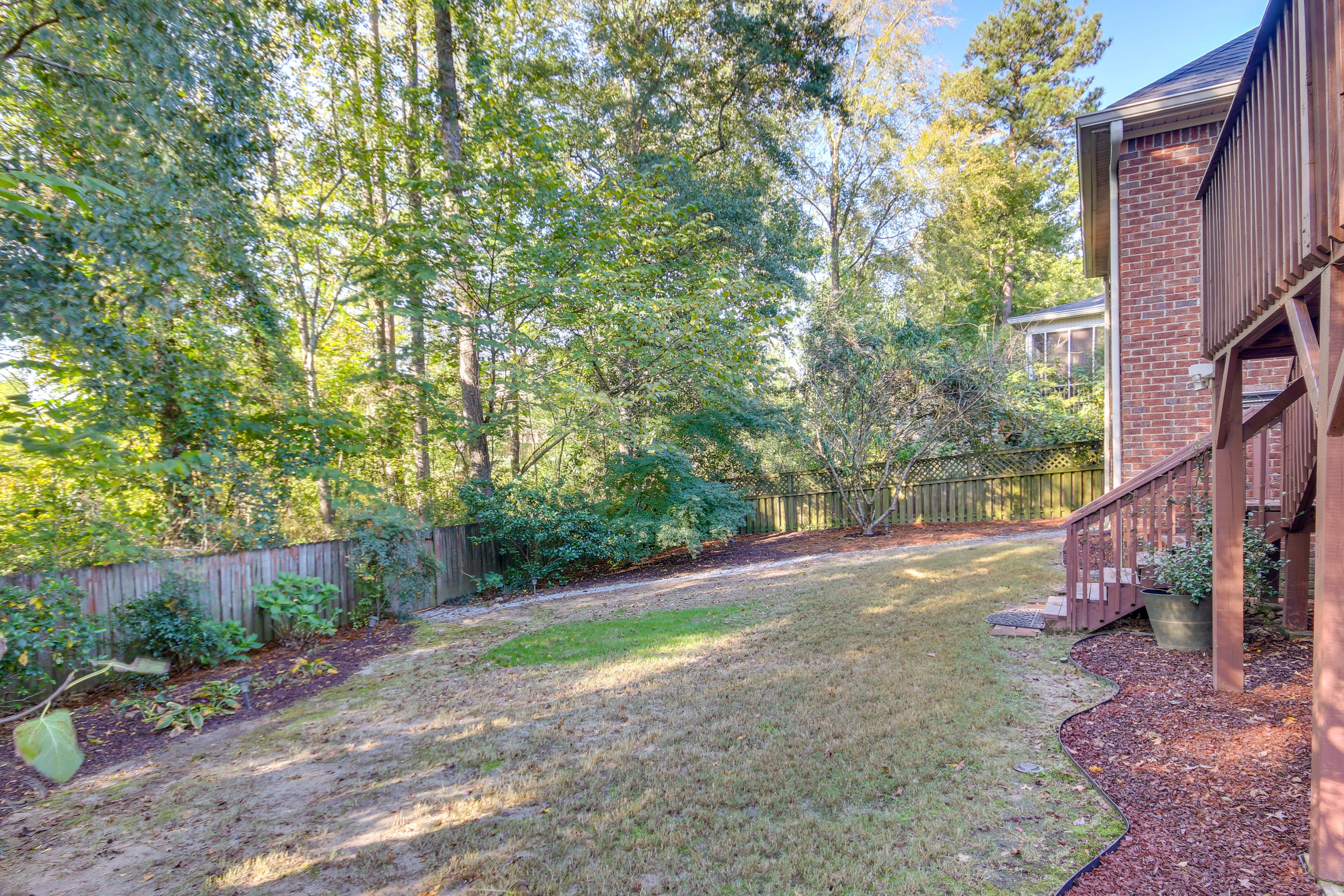 Fenced Backyard