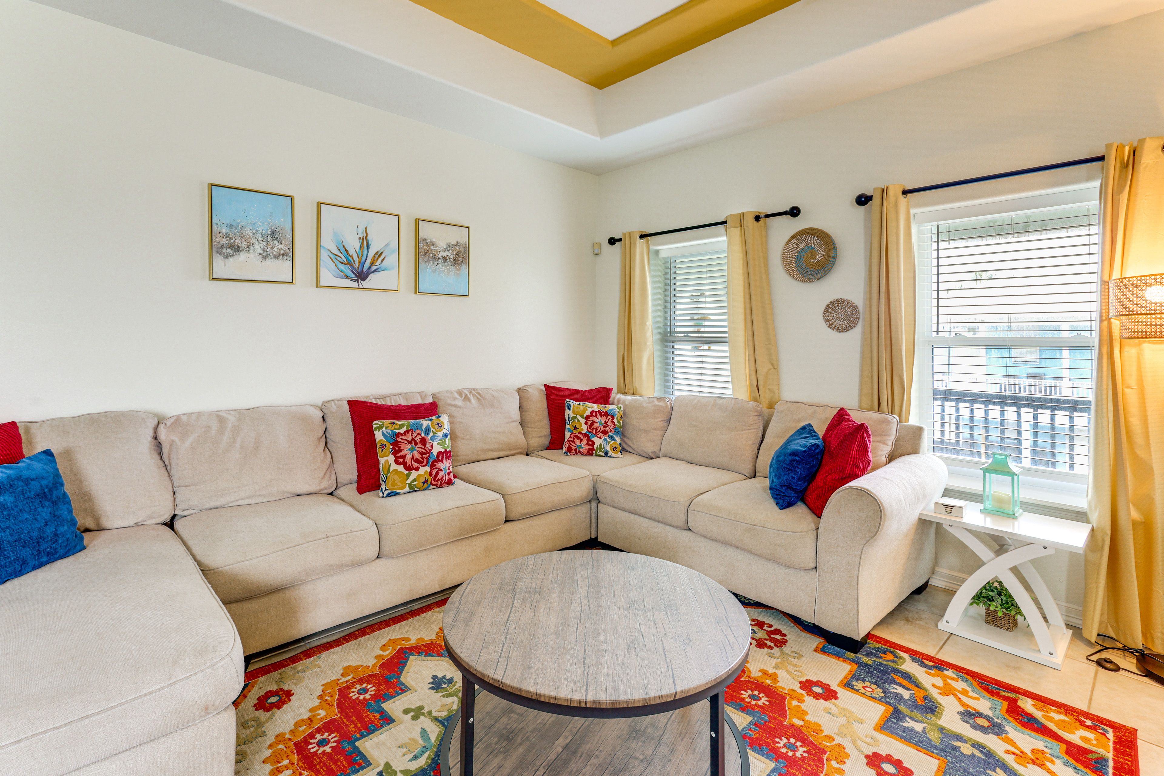 Living Room | Central Air Conditioning | Dog Friendly w/ Fee (2 Max) | Free WiFi