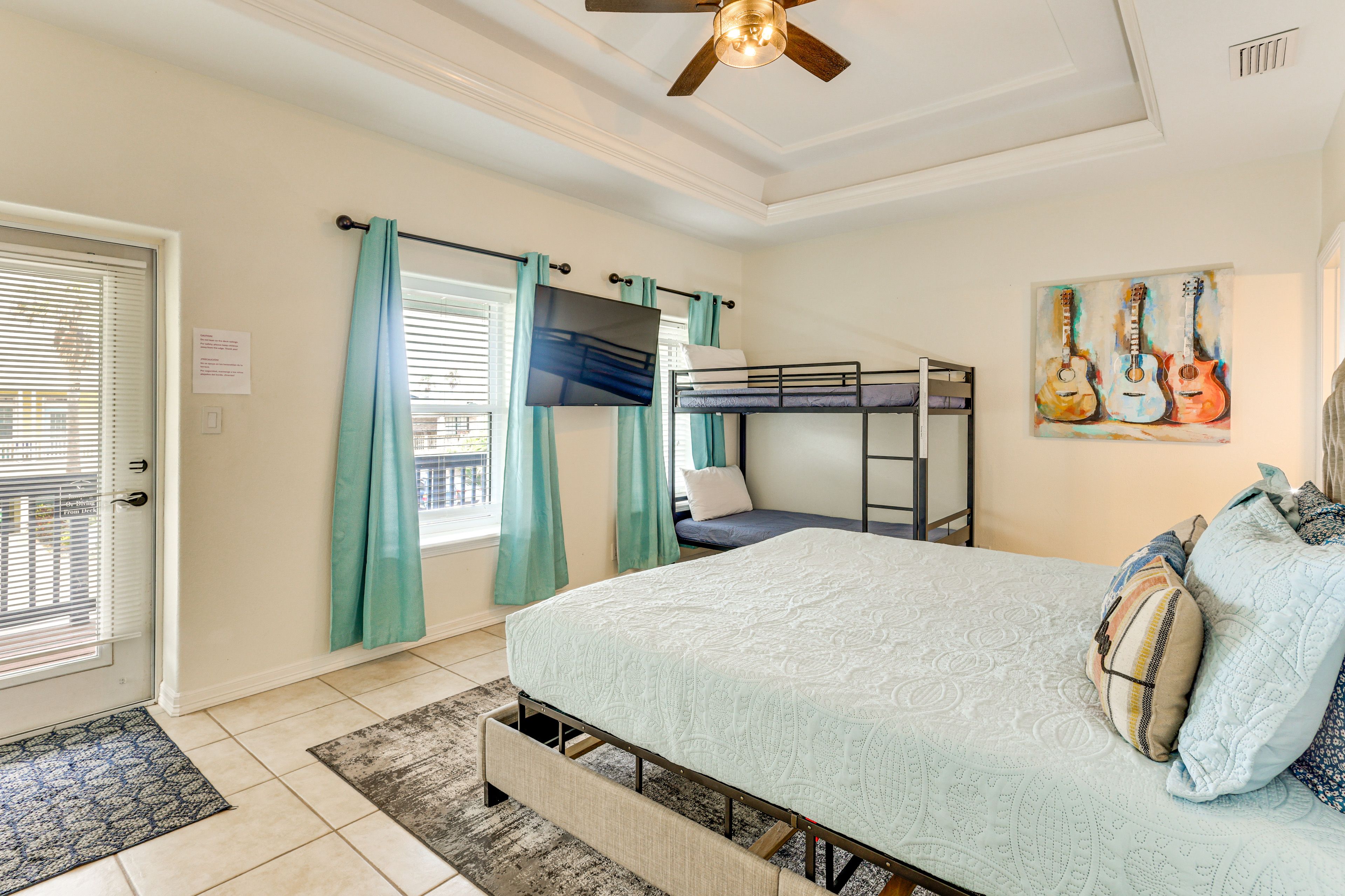 Bedroom 1 | King Bed | Twin Bunk Bed | 2nd Floor | En-Suite Bathroom
