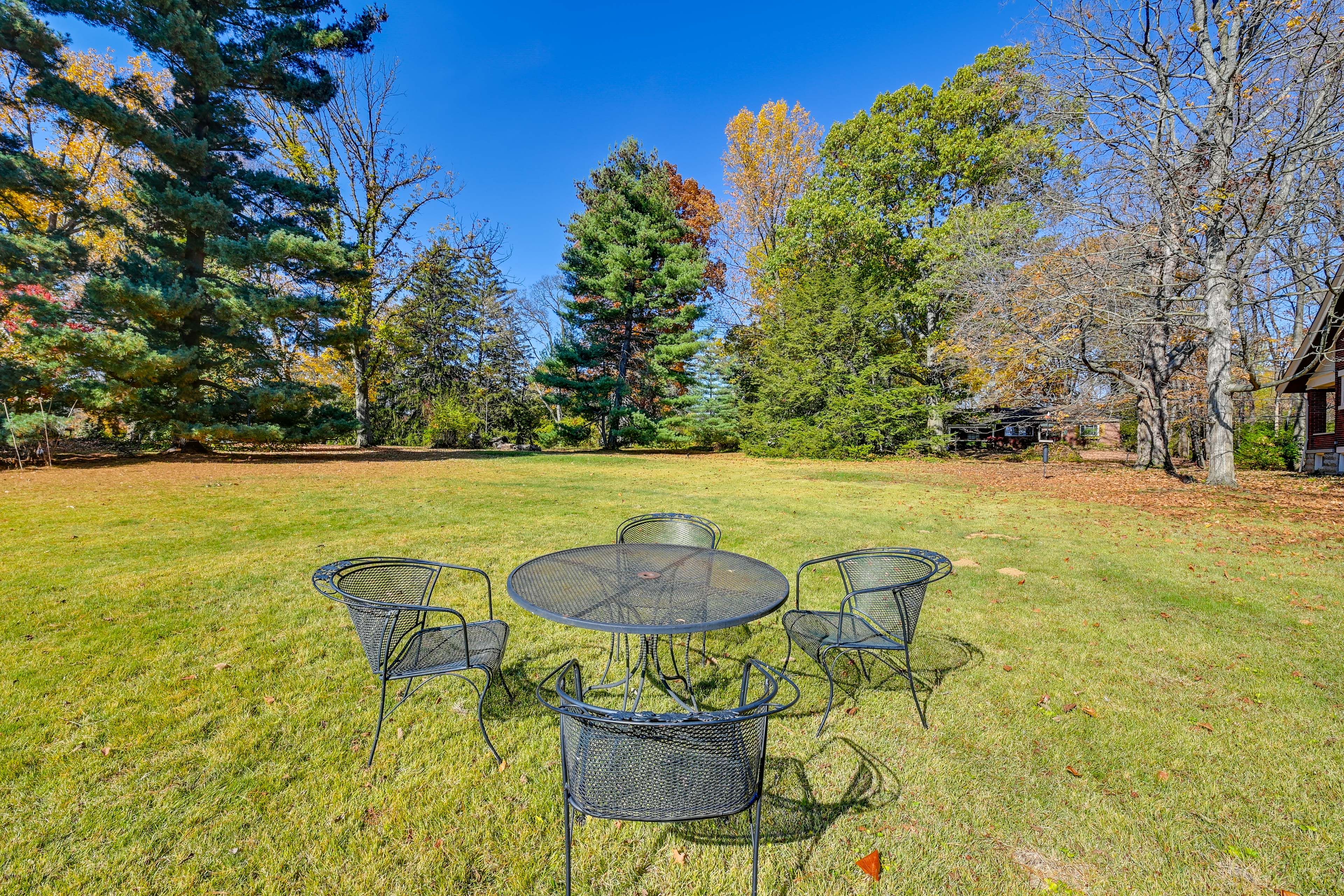 Wooded Backyard | Fire Pit