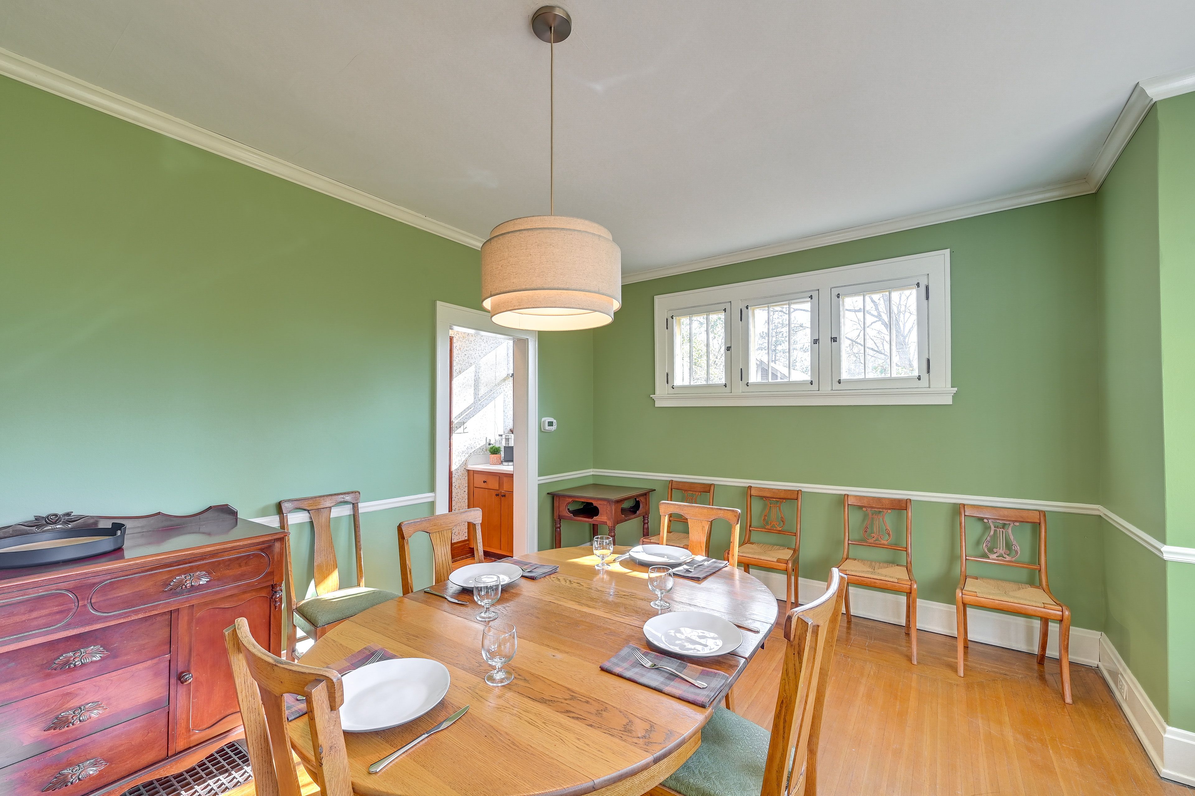 Dining Room | Dishware & Flatware Provided | 1st Floor