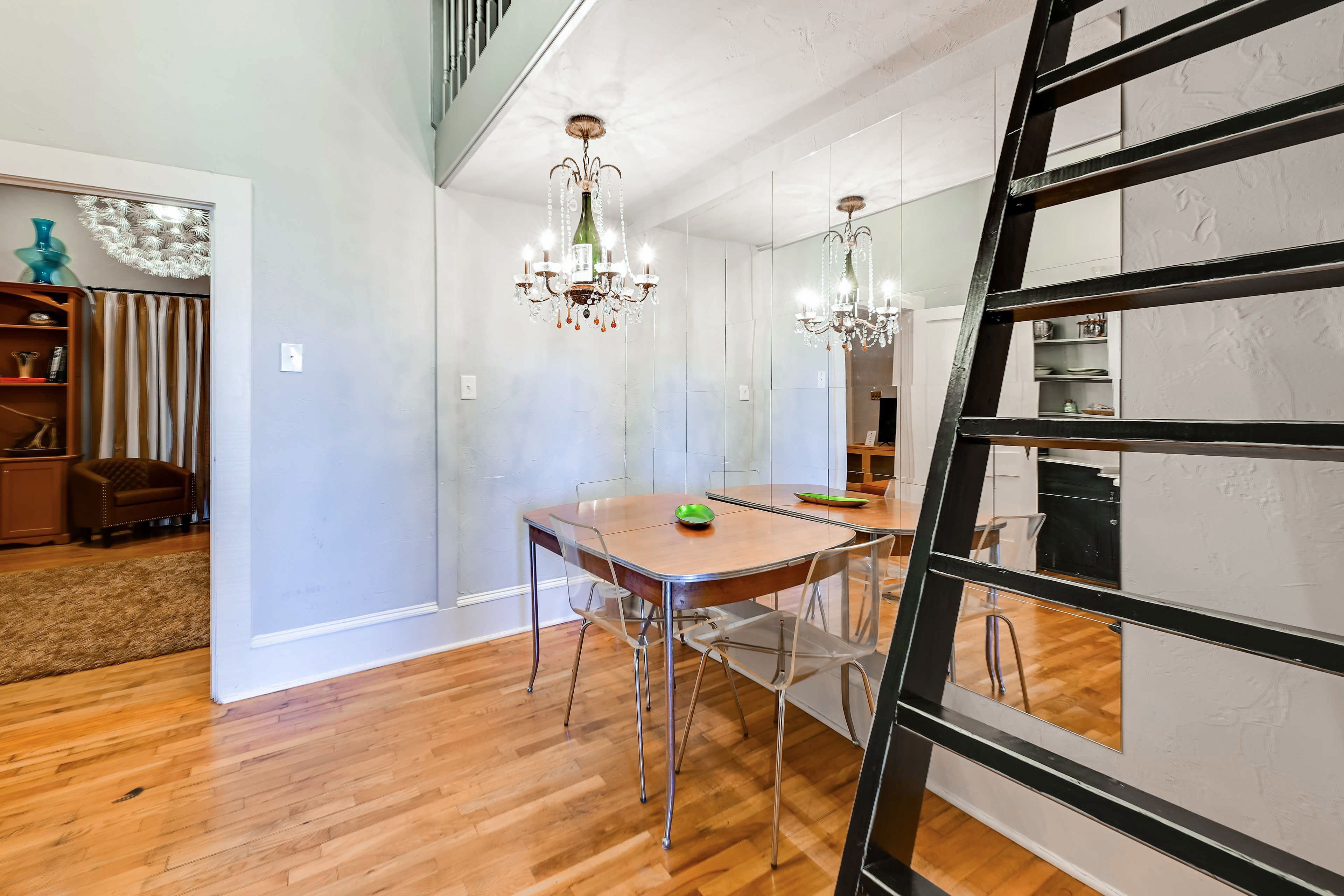 Dining Area | Ladder to Loft | Twin Bed