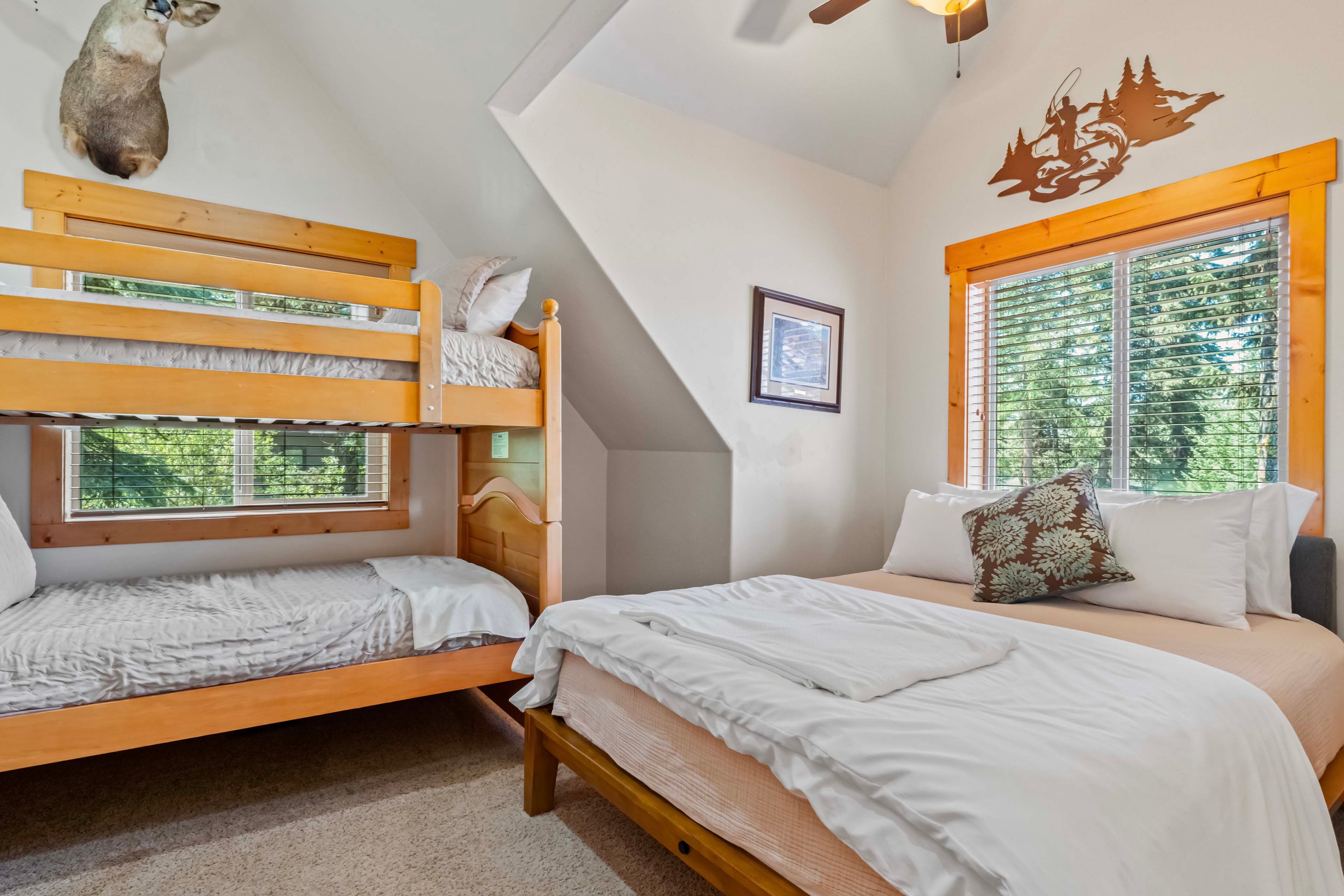 Bedroom 3 | Queen Bed | Twin Bunk Bed | Upper Level