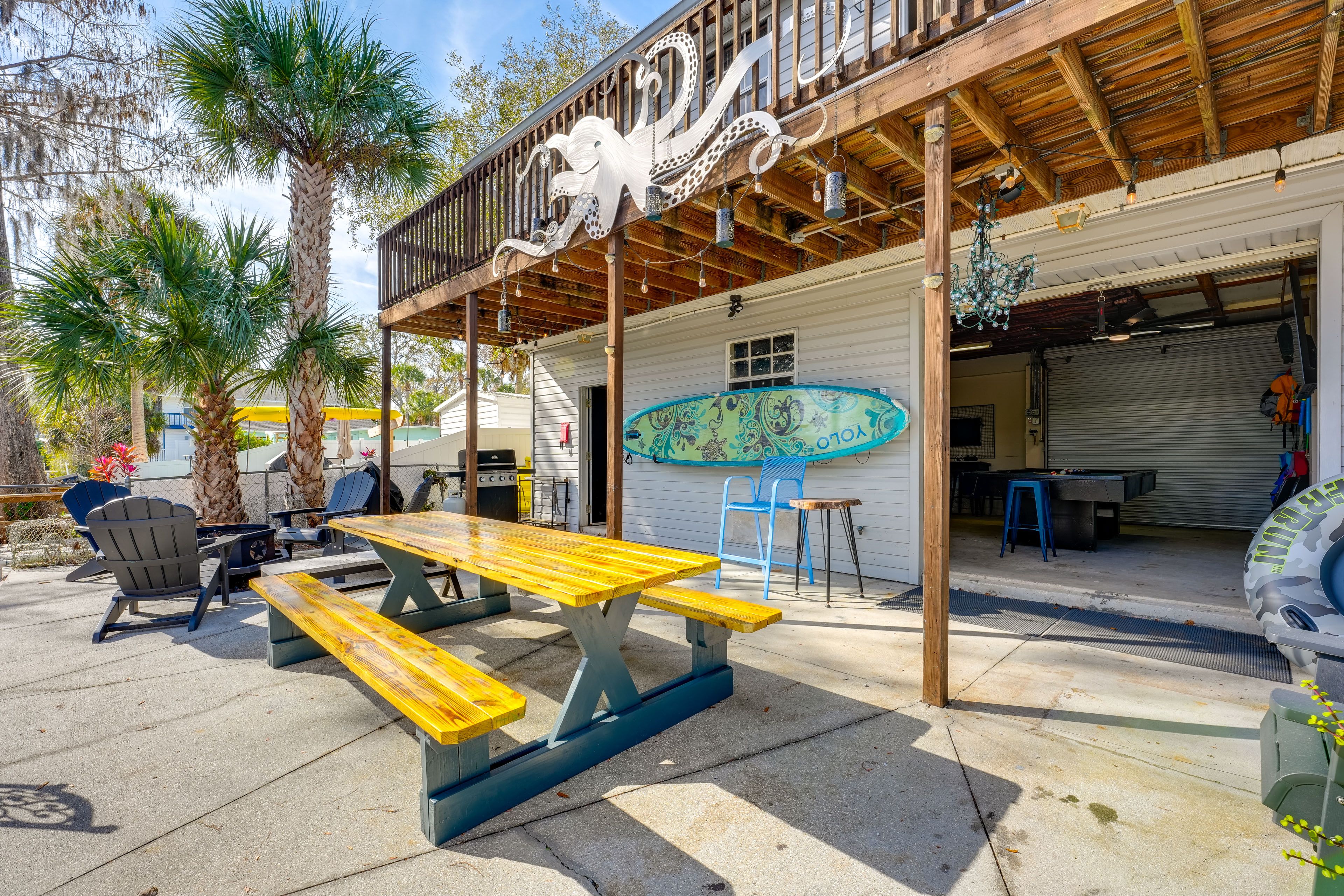 Patio | Seating & Dining | Fire Pit | Private Boat Dock