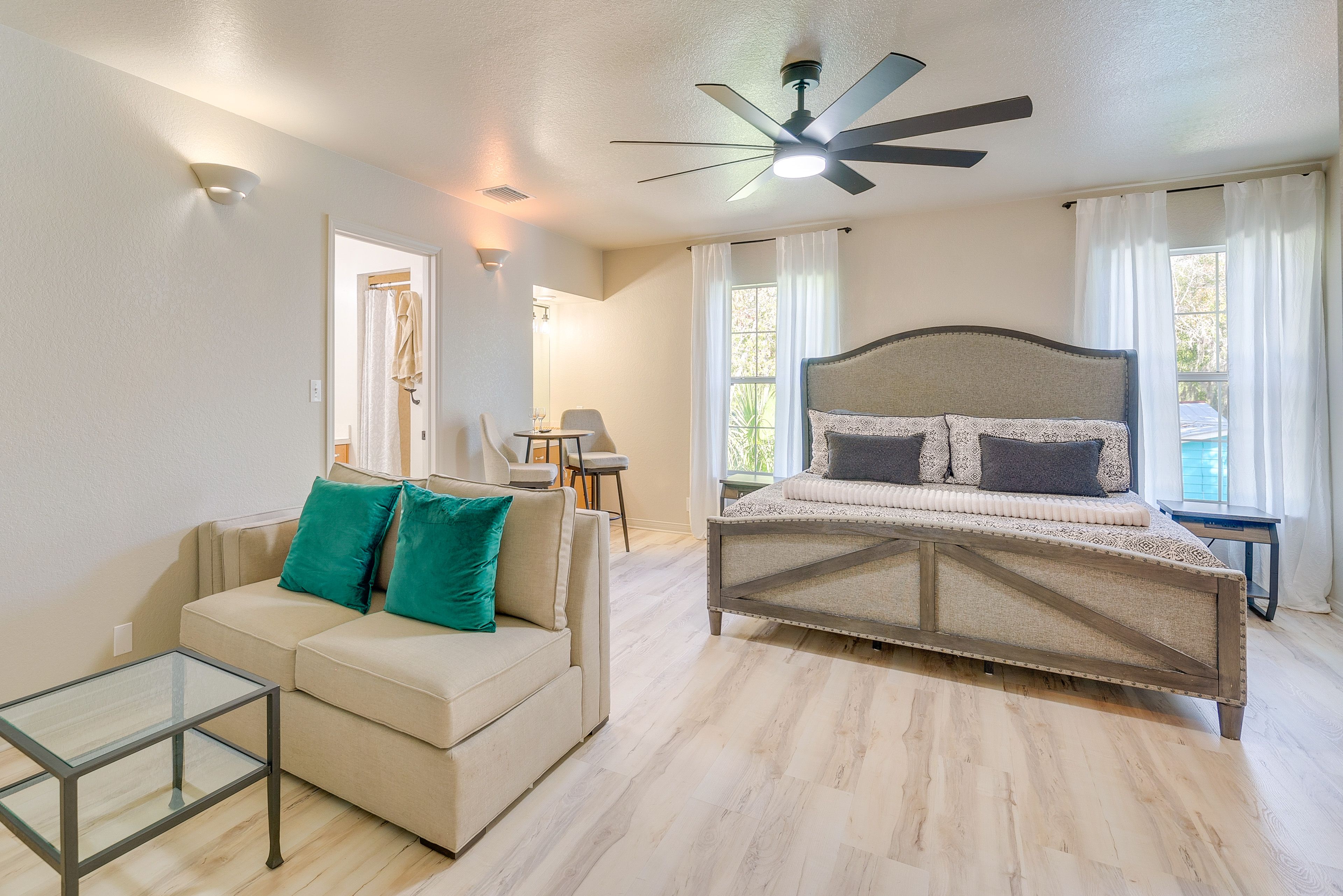 Bedroom 1 | California King Bed | Smart TV | Linens Provided