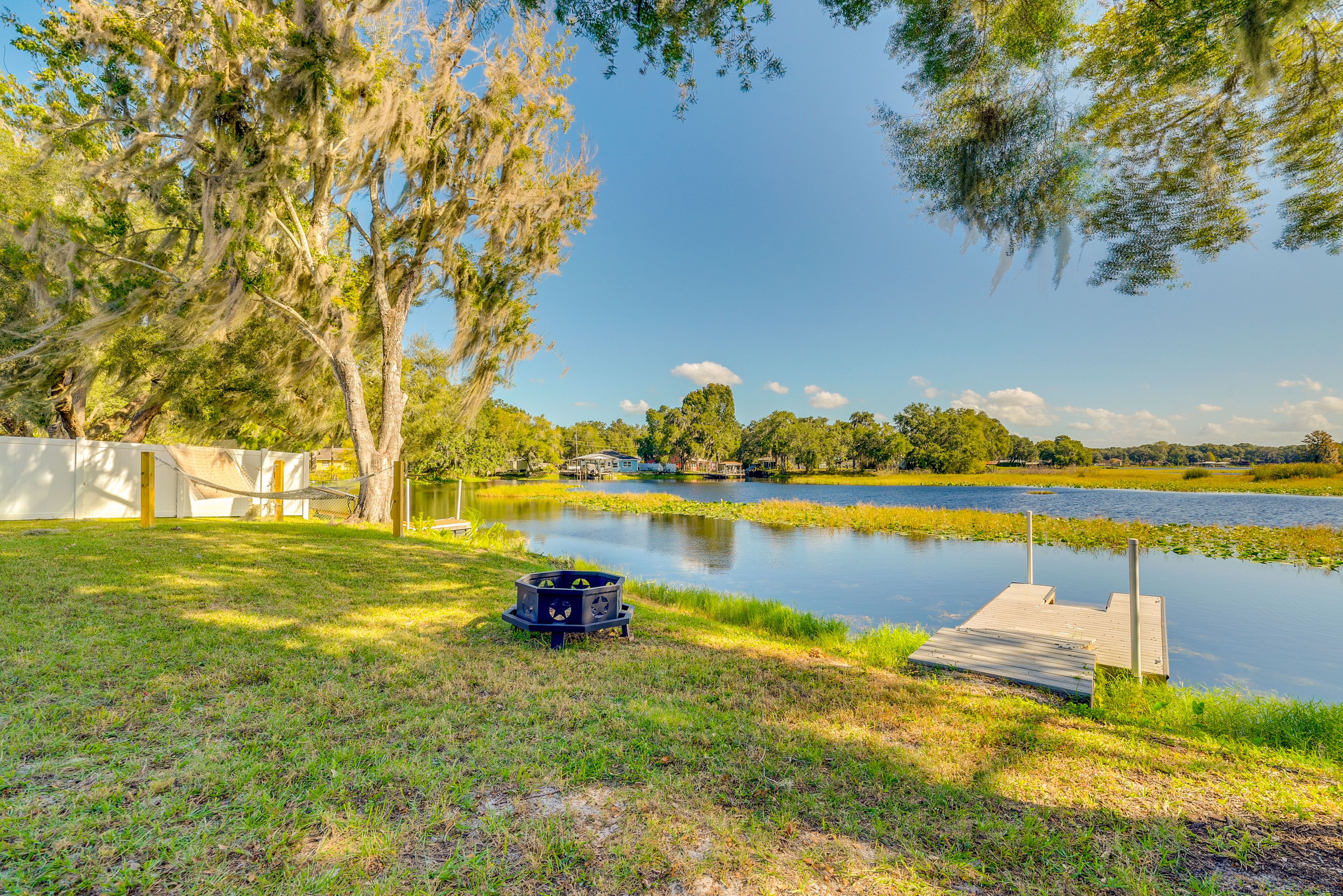 Fire Pit | Private Boat Dock | Connection to Henderson Lake